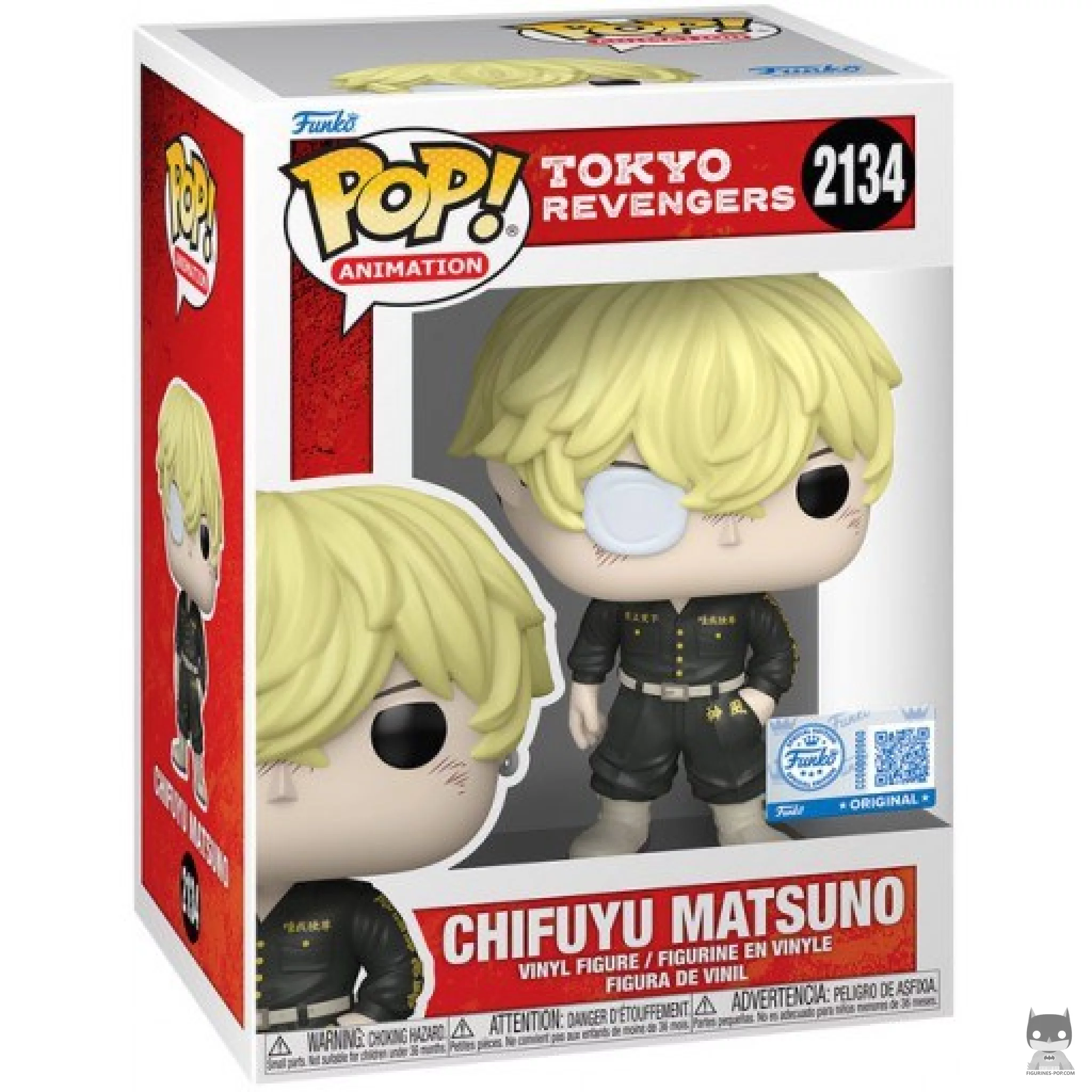 Figura Funko Pop! Chifuyu Matsuno en su caja