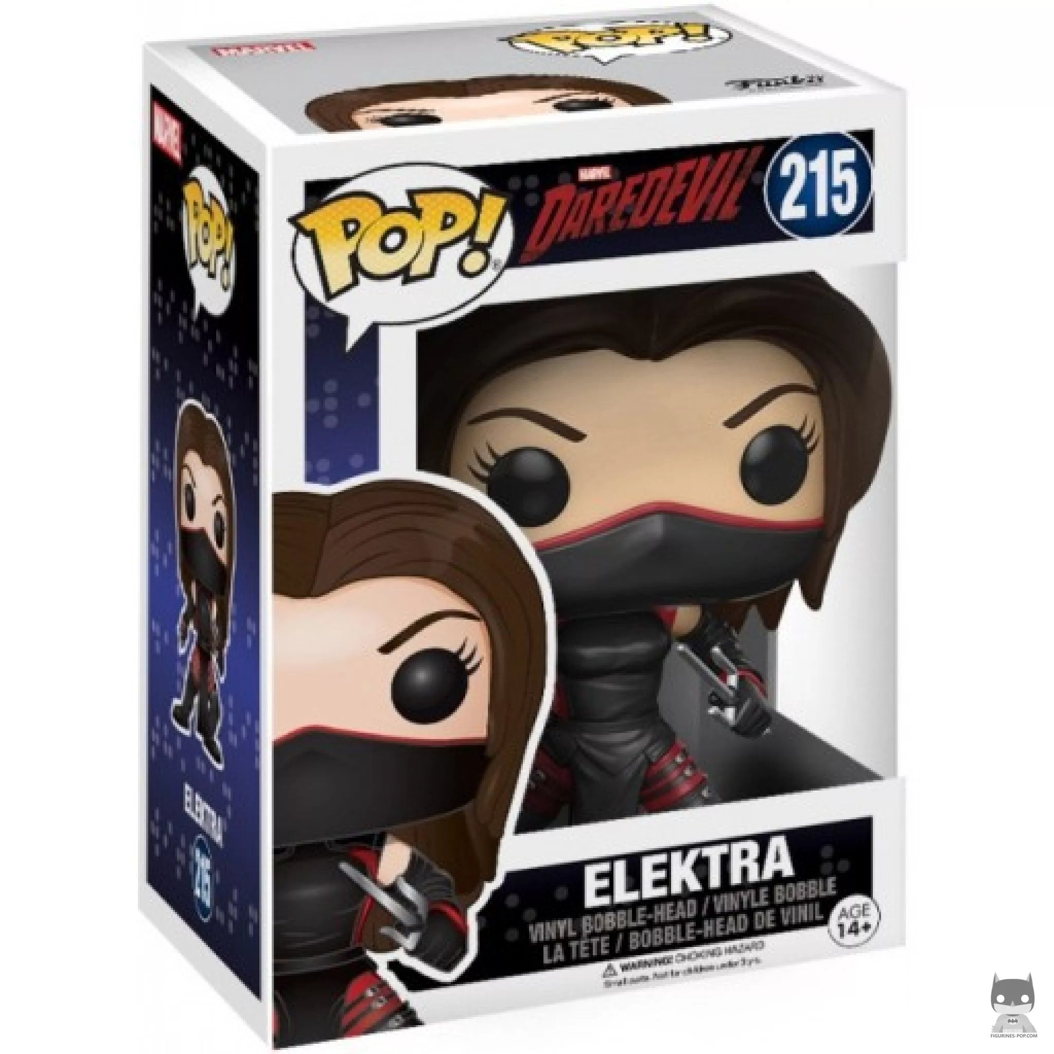 Figura Funko Pop! Elektra en su caja