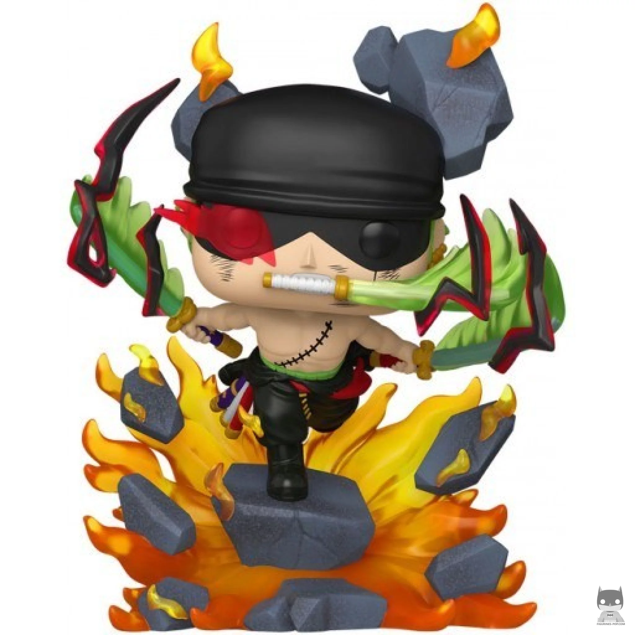 Figura Funko Pop! Roronoa Zoro Rey del Infierno (Supersized) (One Piece)