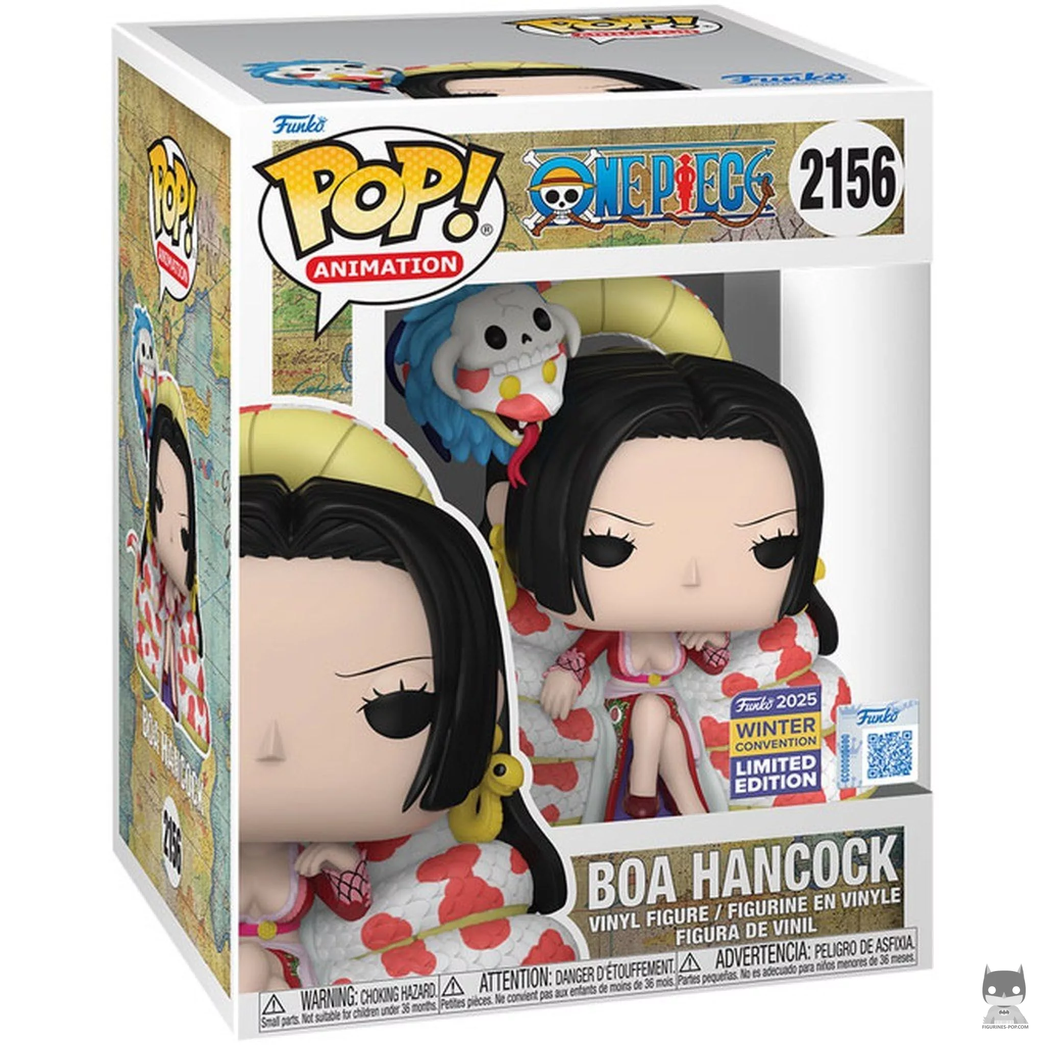 Figura Funko Pop! Boa Hancock en su trono en su caja