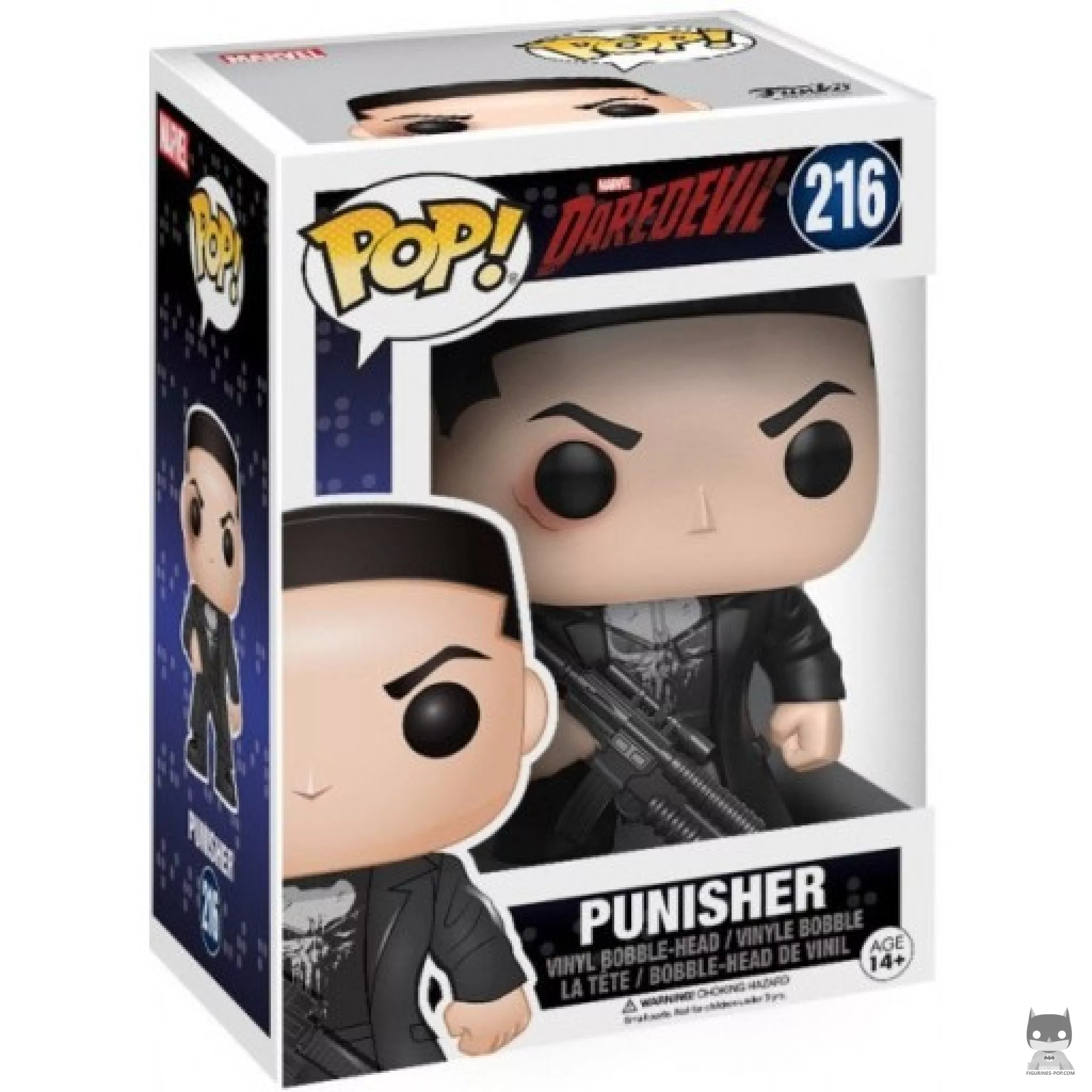 Figura Funko Pop! Punisher en su caja