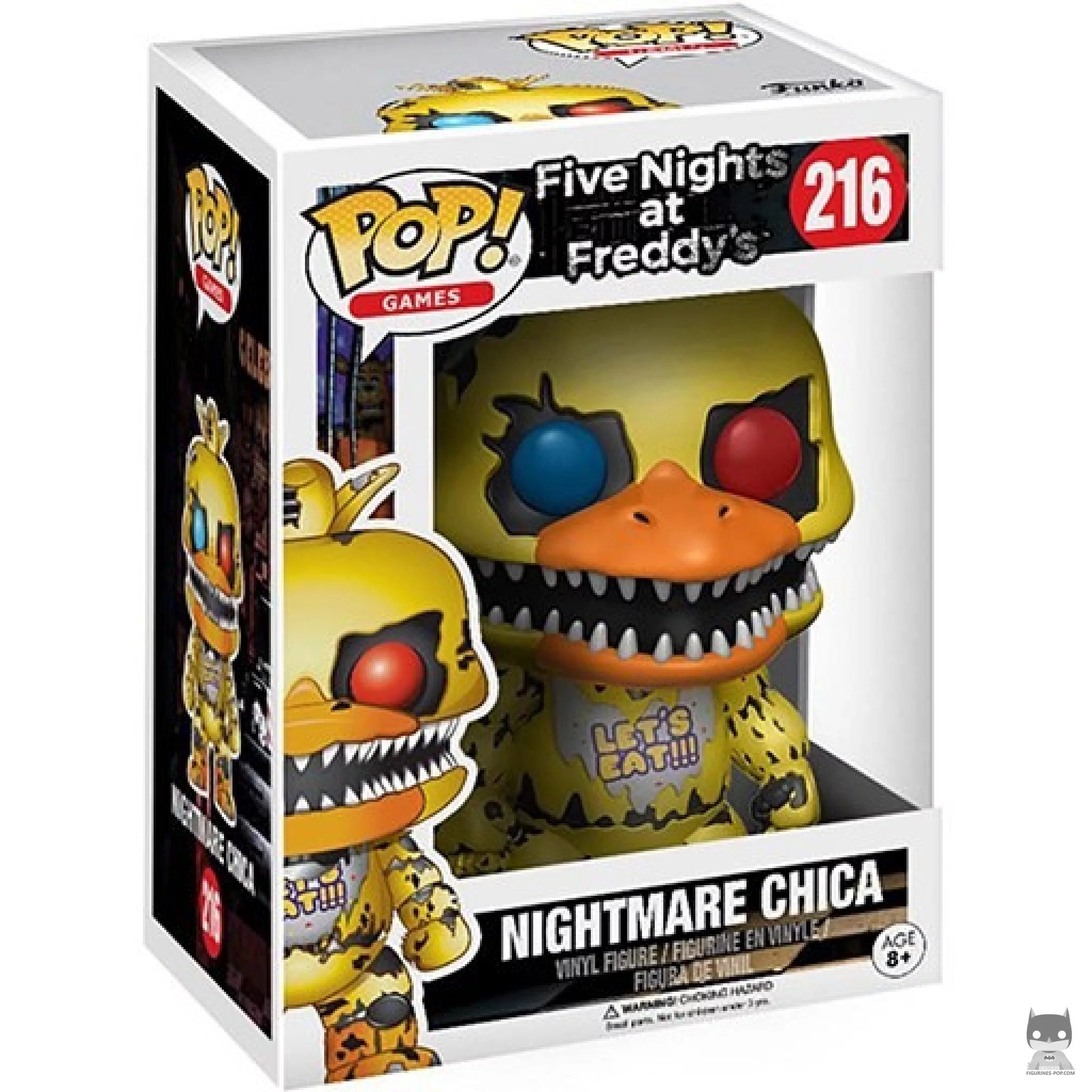 Figura Funko Pop! Chica the Chicken (Pesadilla) en su caja