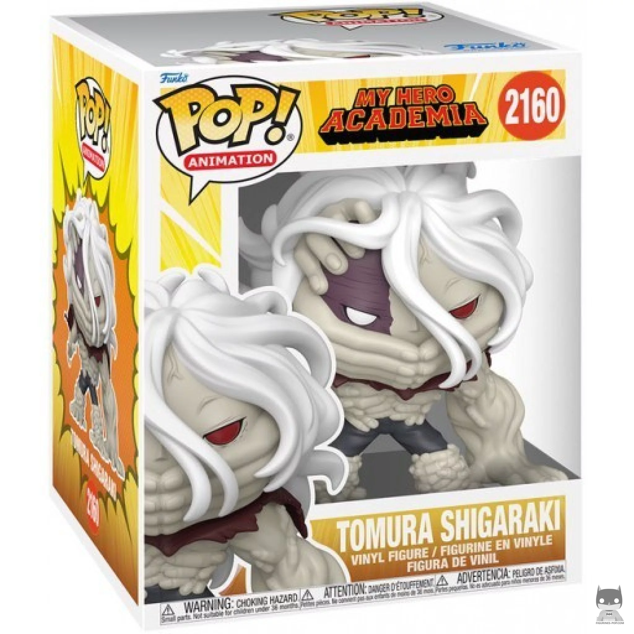 Figura Funko Pop! Tomura Shigaraki (Supersized) en su caja