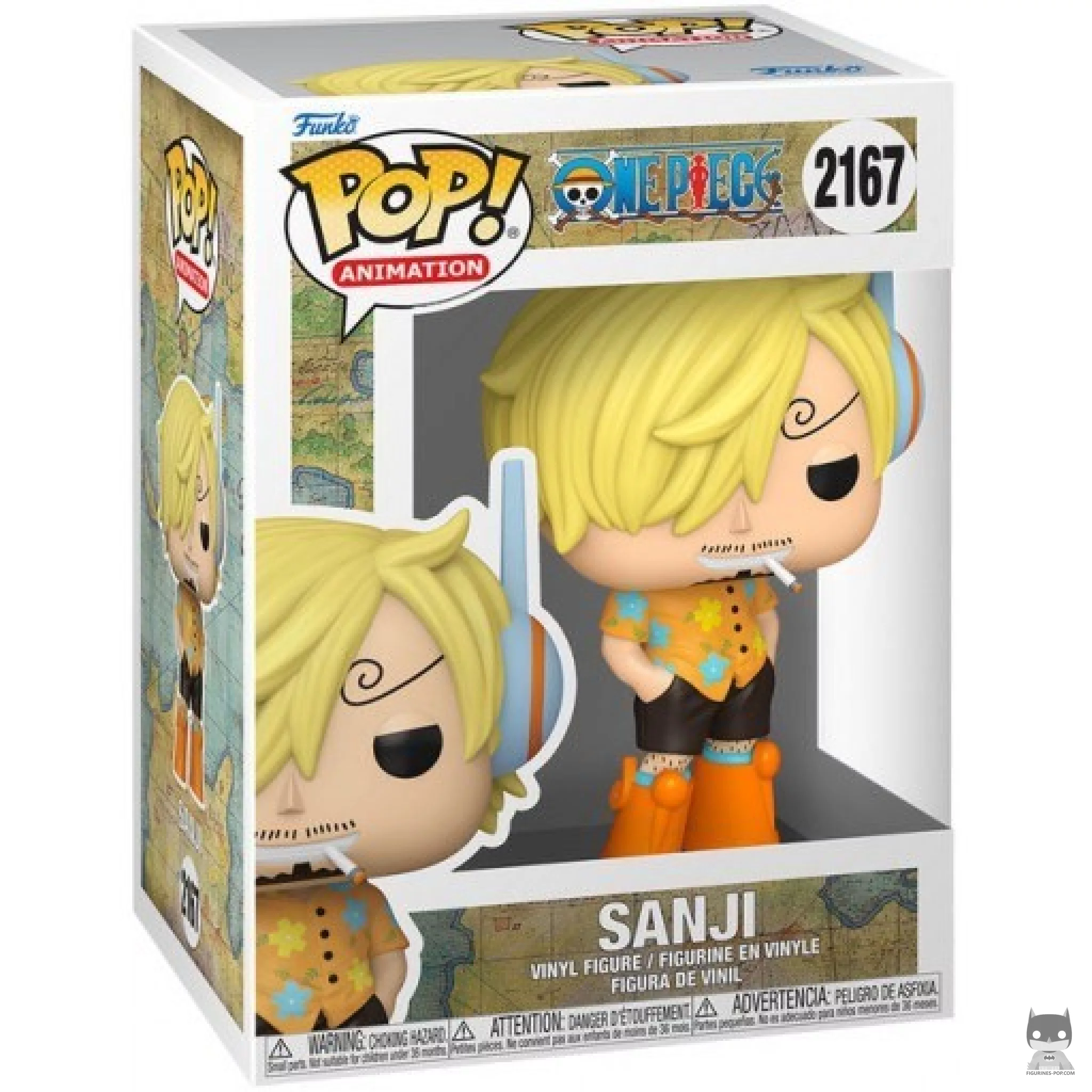 Figura Funko Pop! Sanji (Egghead) en su caja