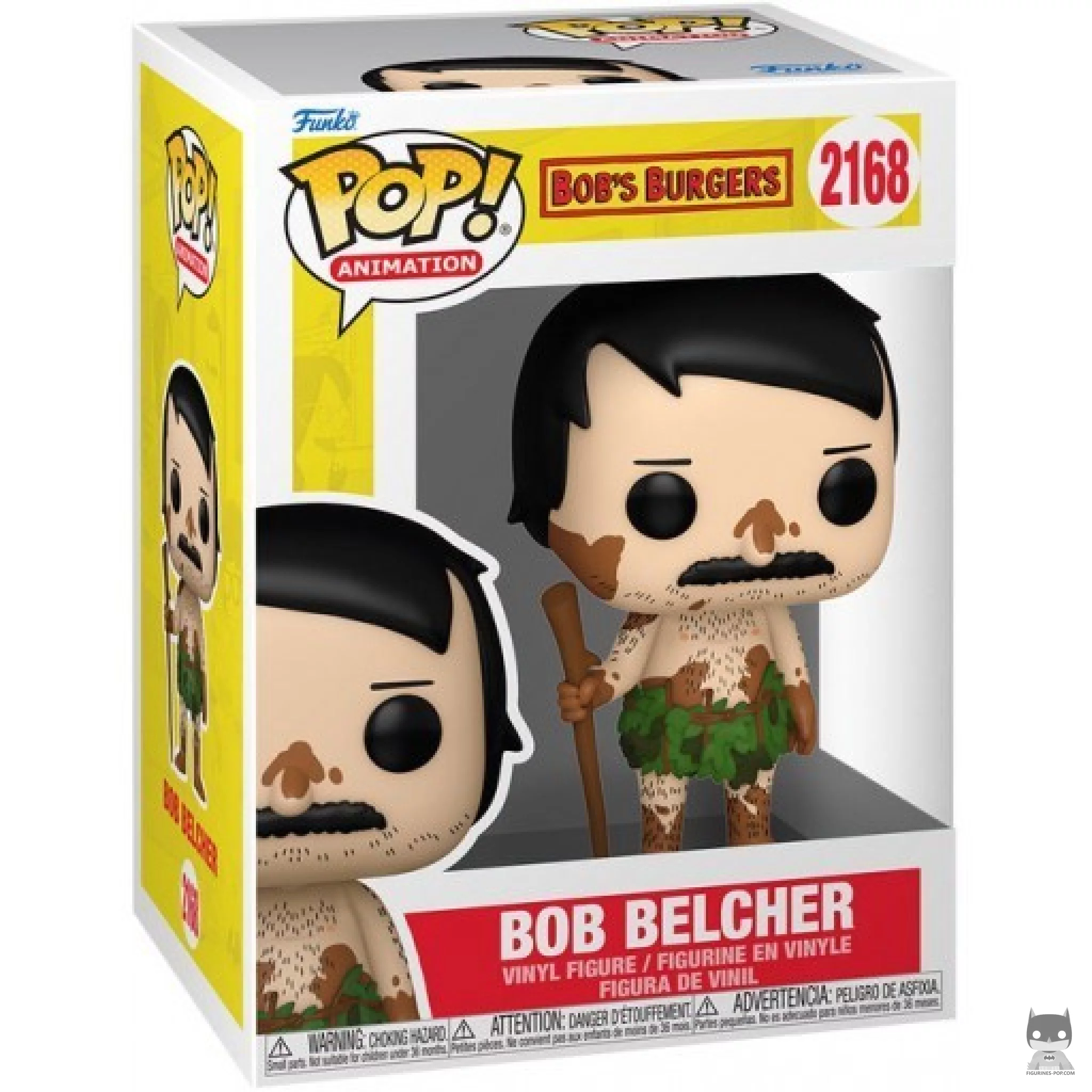 Figura Funko Pop! Bob Belcher en su caja
