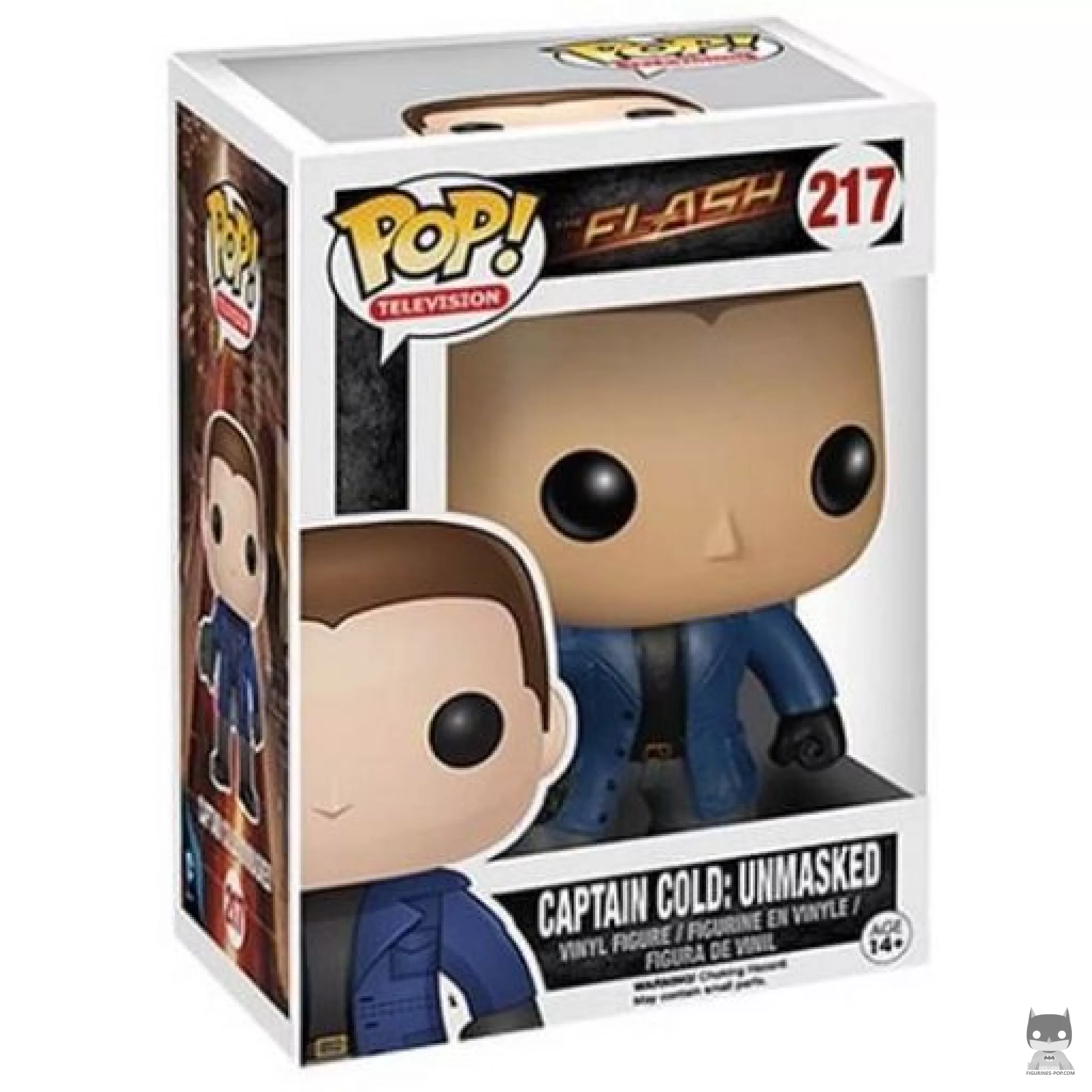 Figura Funko Pop! Capitán Frío sin máscara en su caja