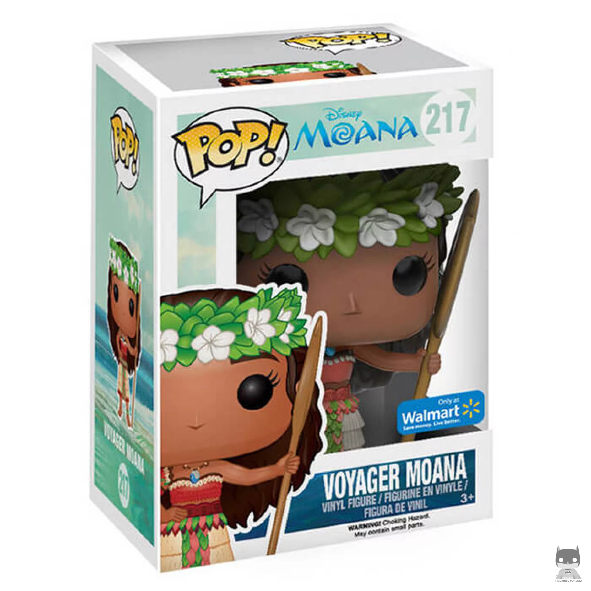 Figura Funko Pop! Vaiana navegante en su caja