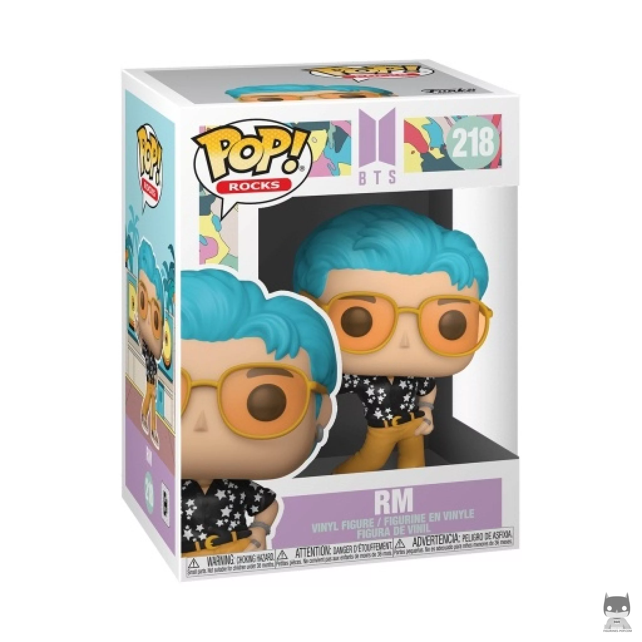 Figura Funko Pop! RM (Dynamite) en su caja