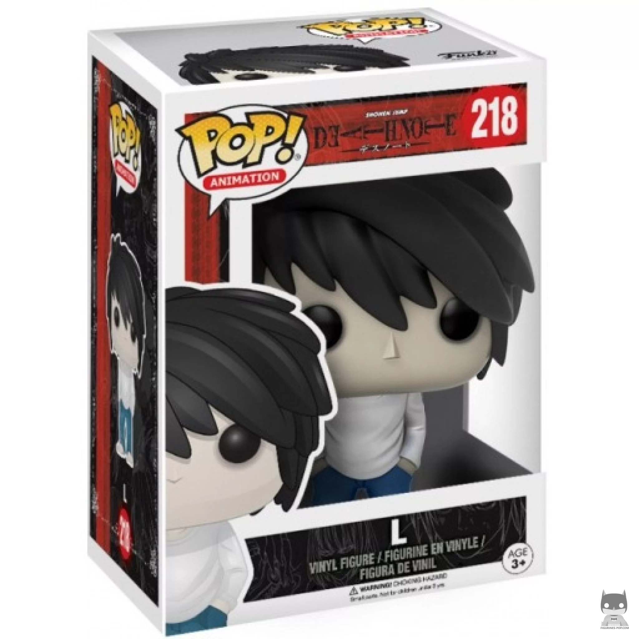 Figura Funko Pop! L en su caja