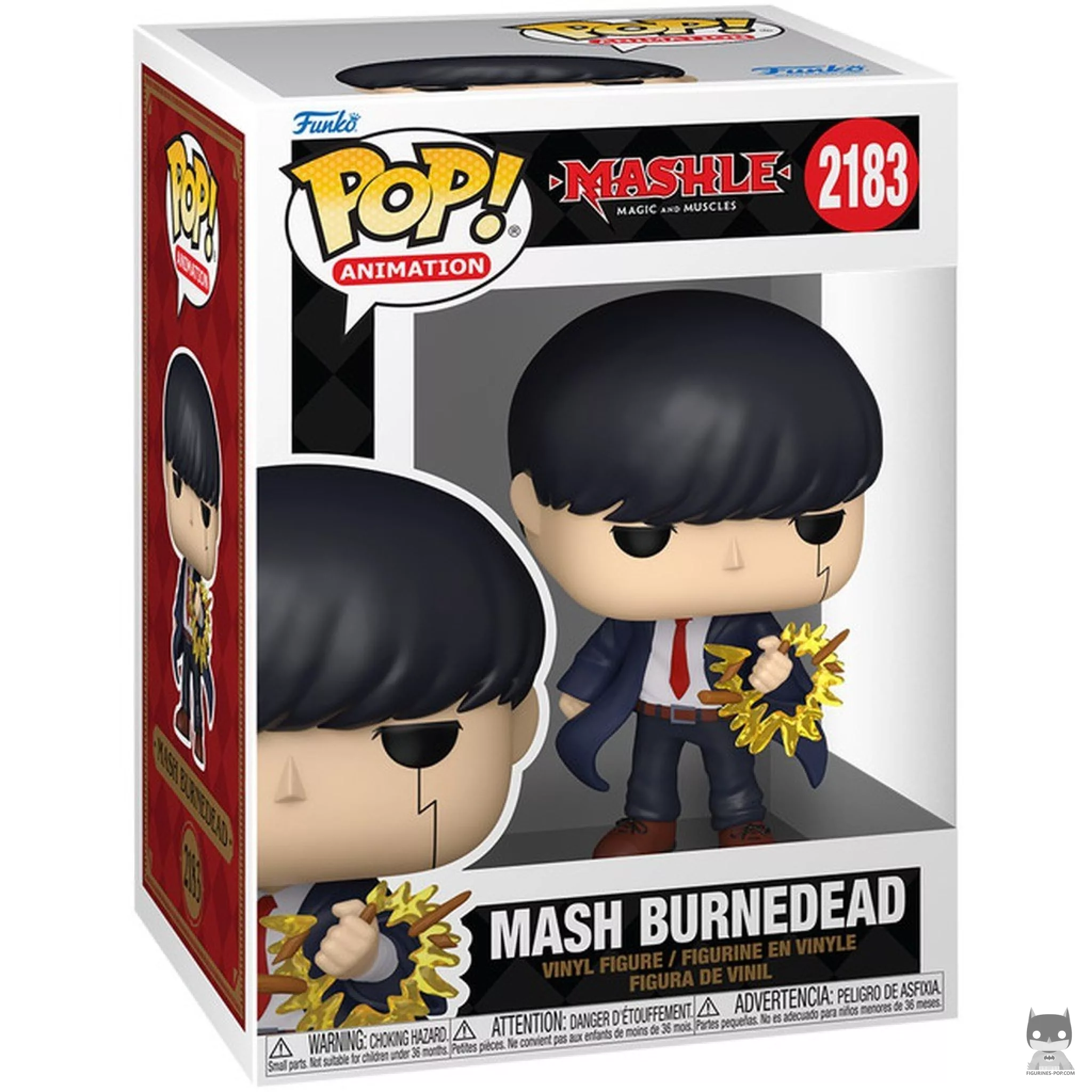 Figura Funko Pop! Mash Burnedead en su caja