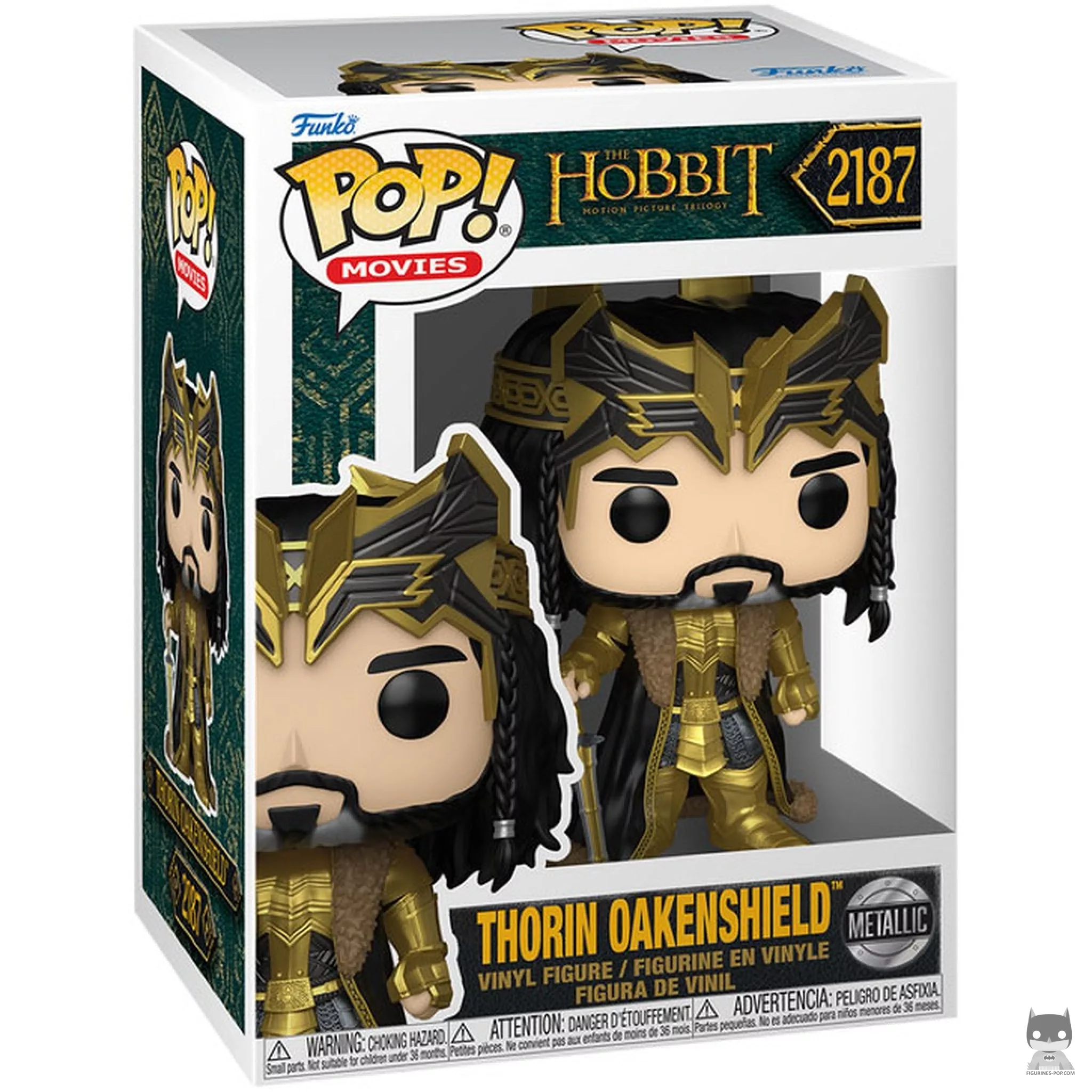 Figura Funko Pop! Thorin Escudo de Roble (Metalizado) en su caja