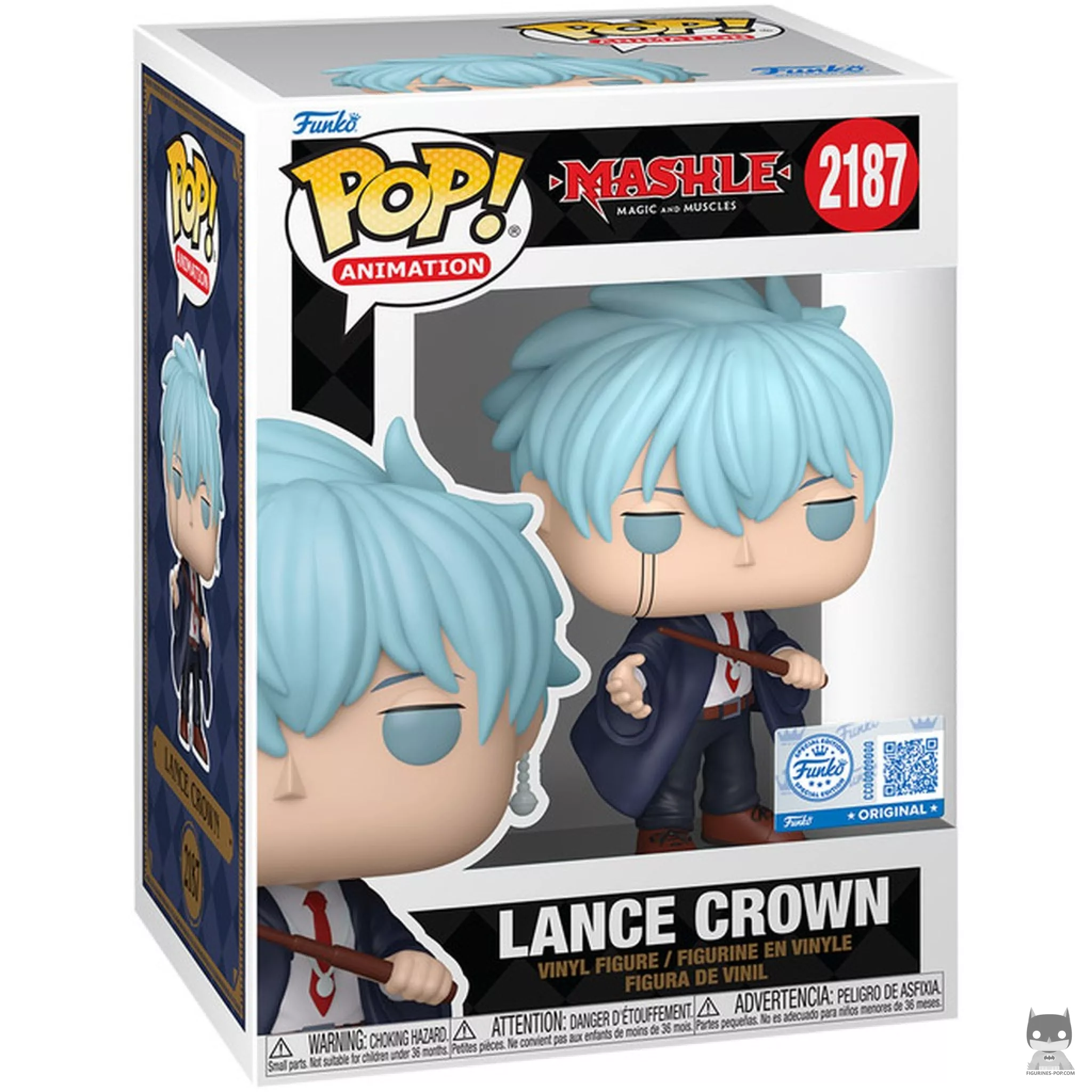 Figura Funko Pop! Lance Crown en su caja