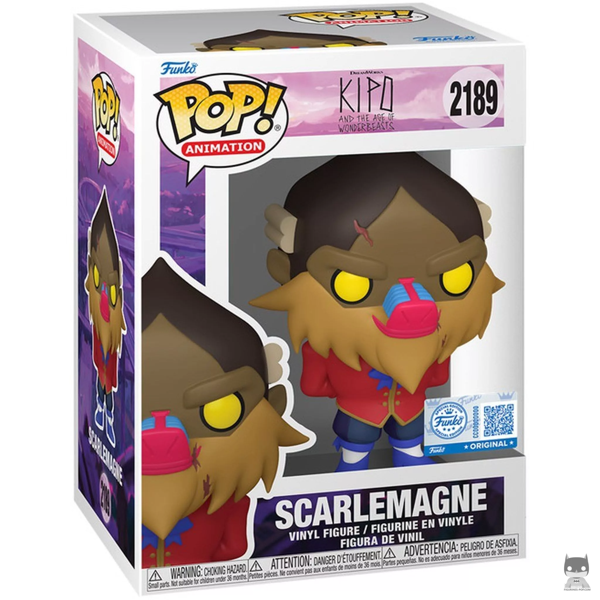 Figura Funko Pop! Scarlemagne en su caja