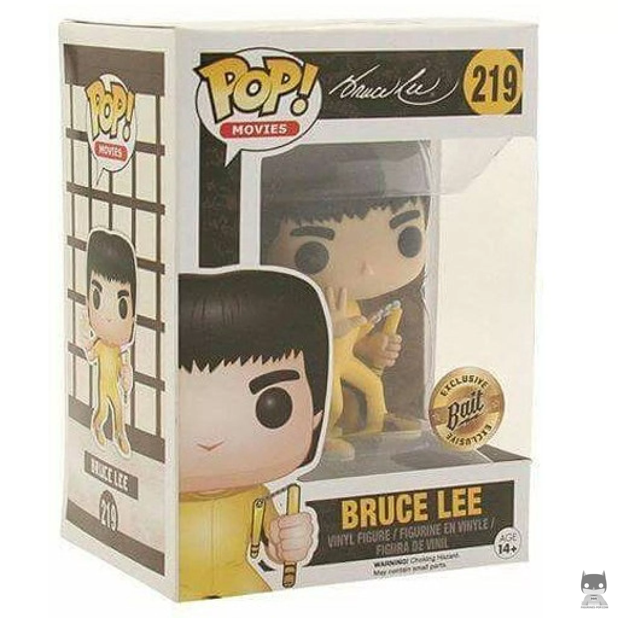 Figura Funko Pop! Bruce Lee en su caja
