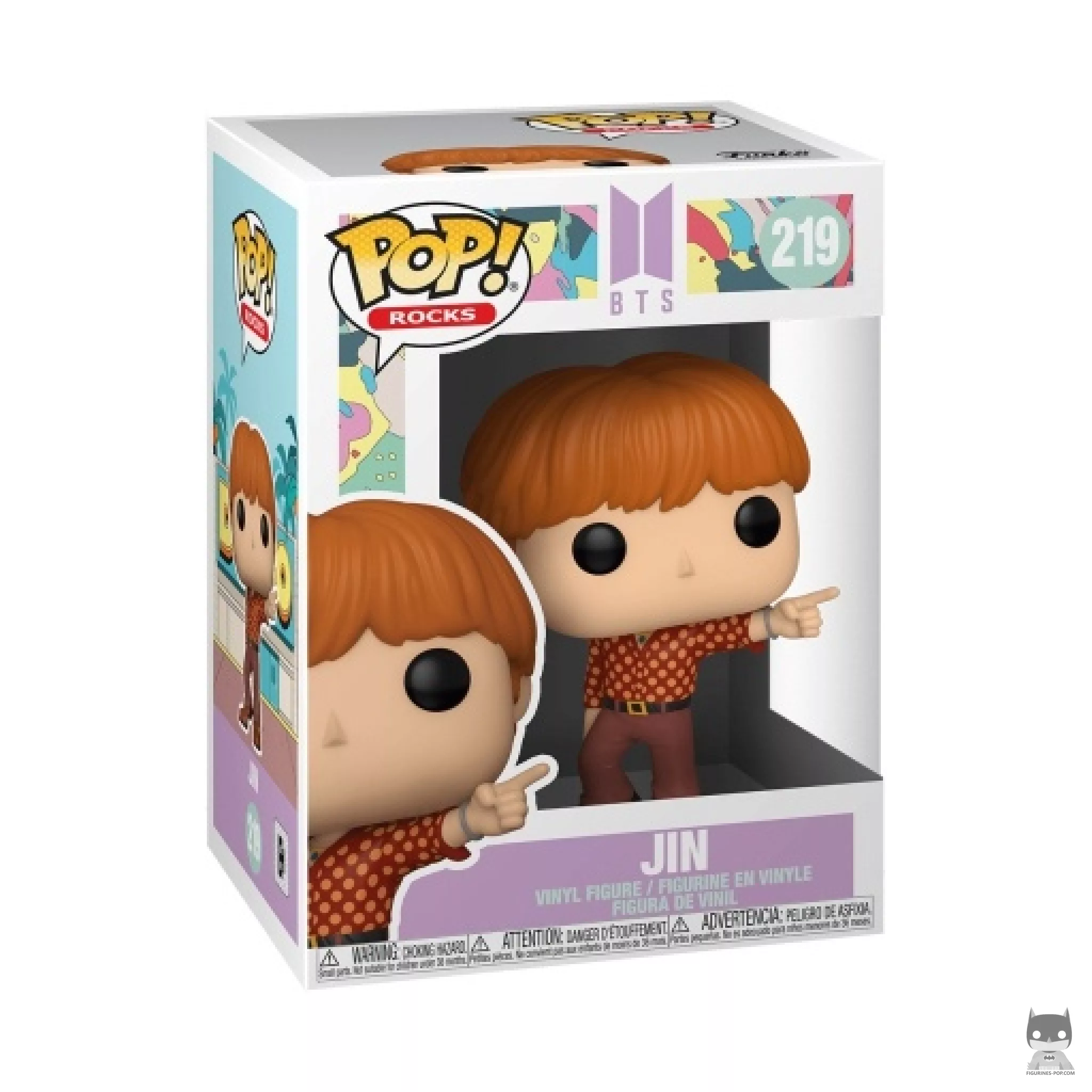 Figura Funko Pop! Jin (Dynamite) en su caja