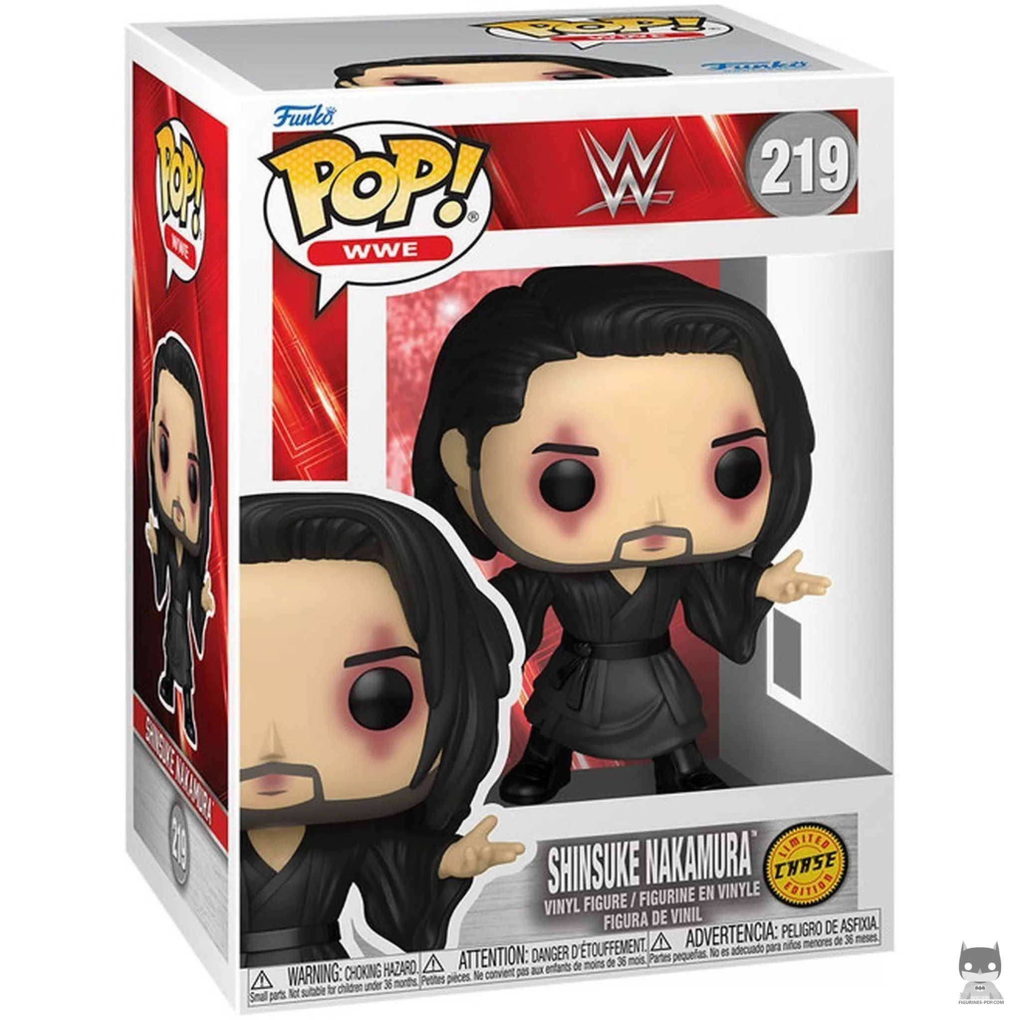 Figura Funko Pop! Shinsuke Nakamura (Chase) en su caja