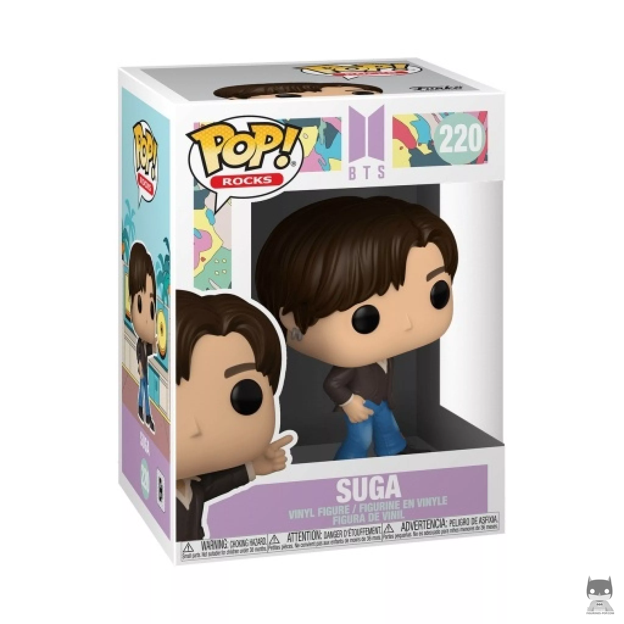 Figura Funko Pop! Suga (Dynamite) en su caja