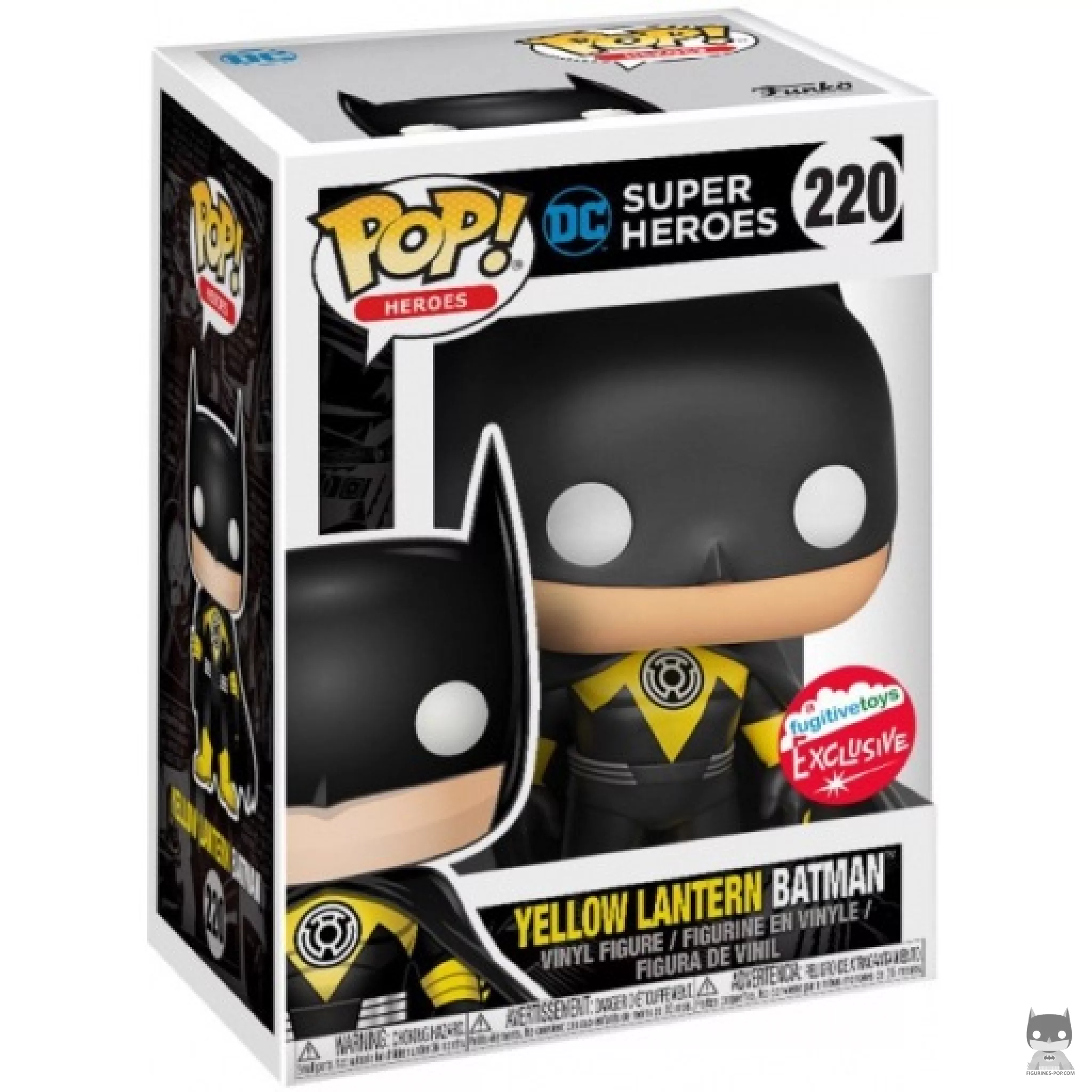 Figura Funko Pop! Batman Linterna Amarilla en su caja