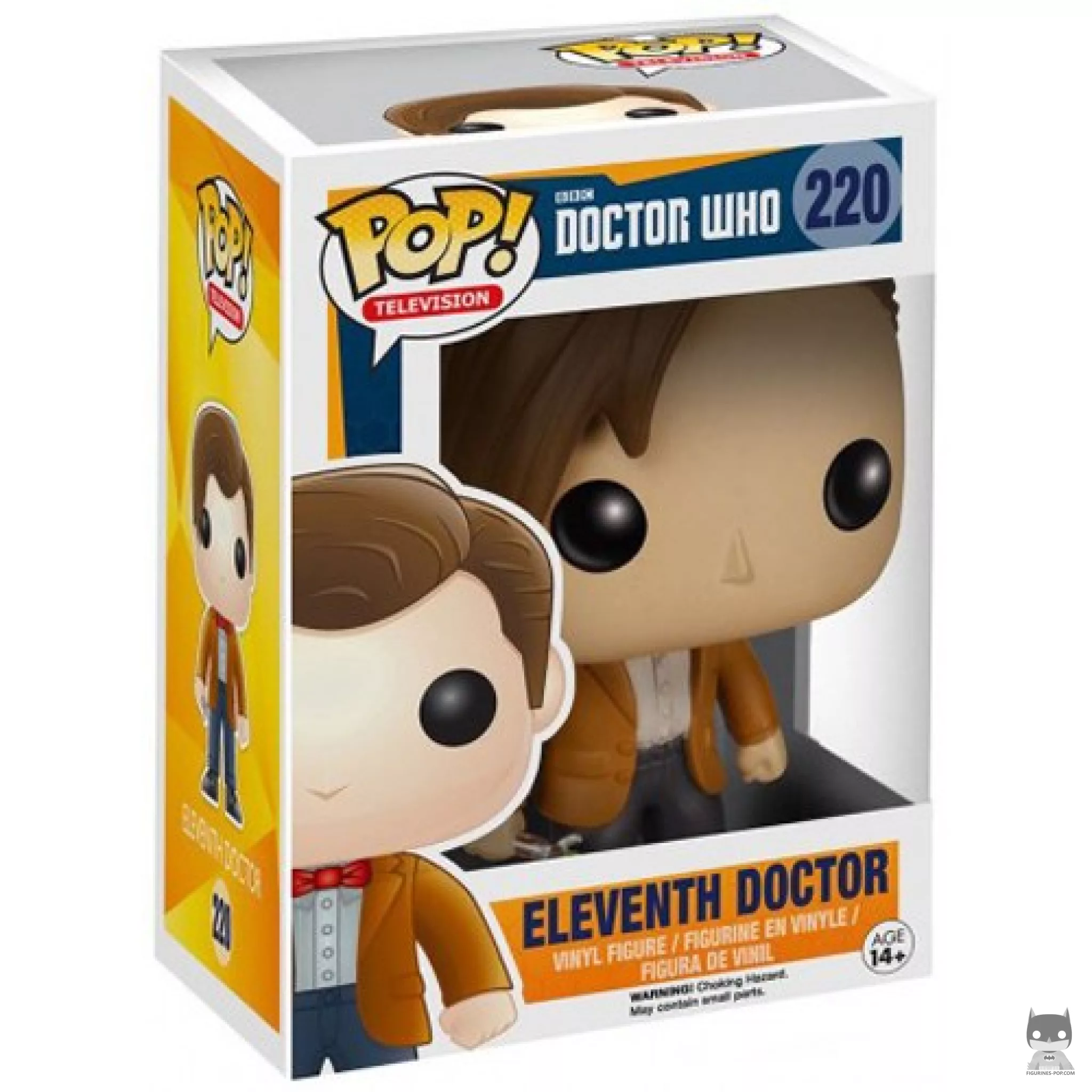Figura Funko Pop! Undécimo Doctor (Eleven) en su caja