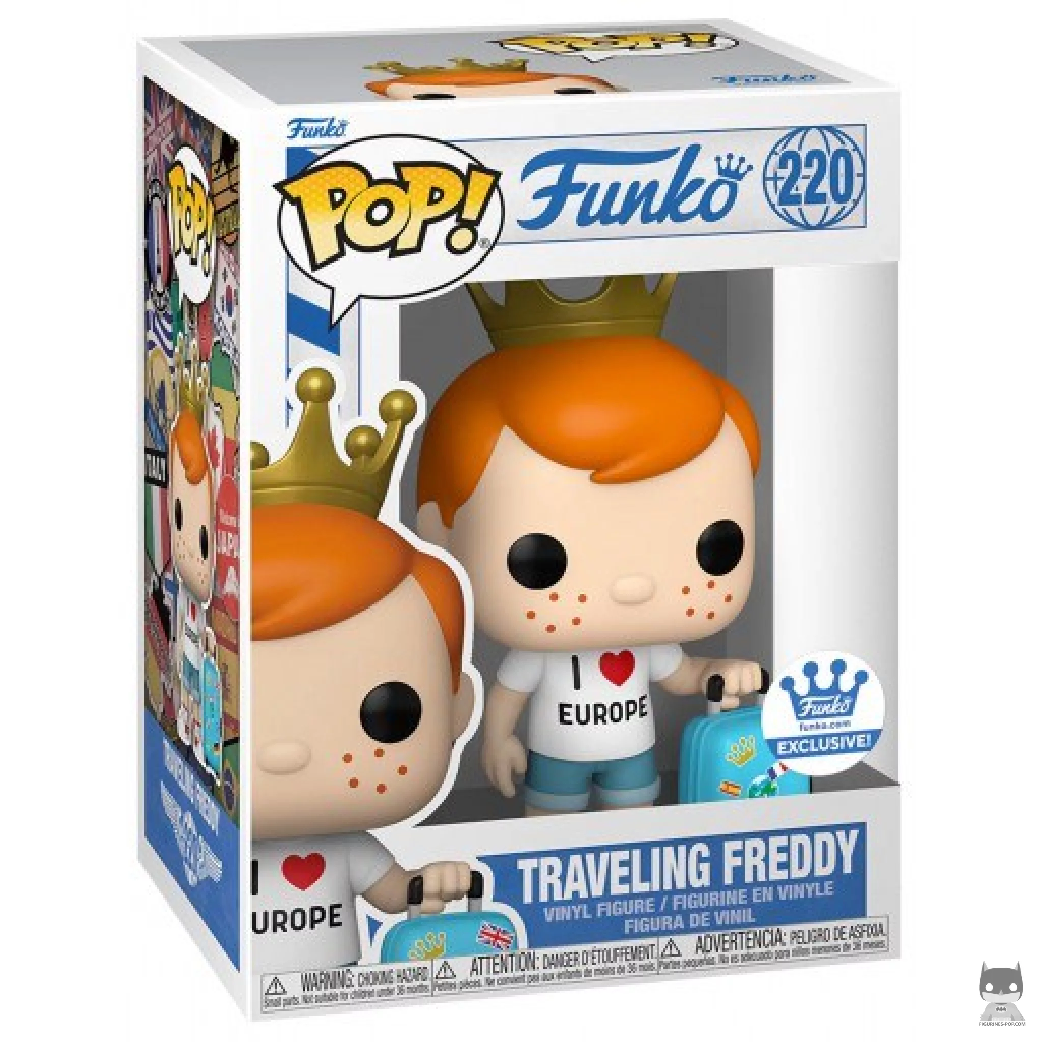Figura Funko Pop! Freddy viajero en su caja