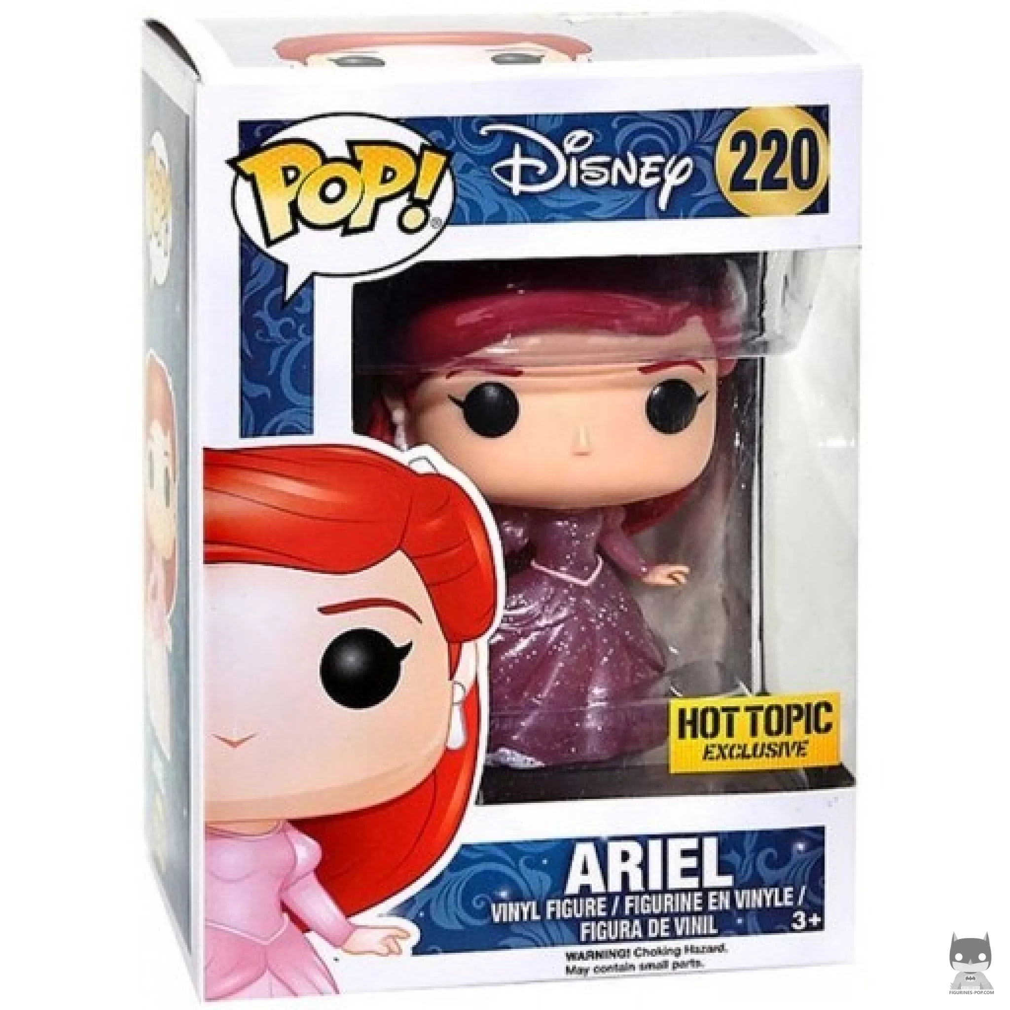 Figura Funko Pop! Ariel (Purpurina) en su caja