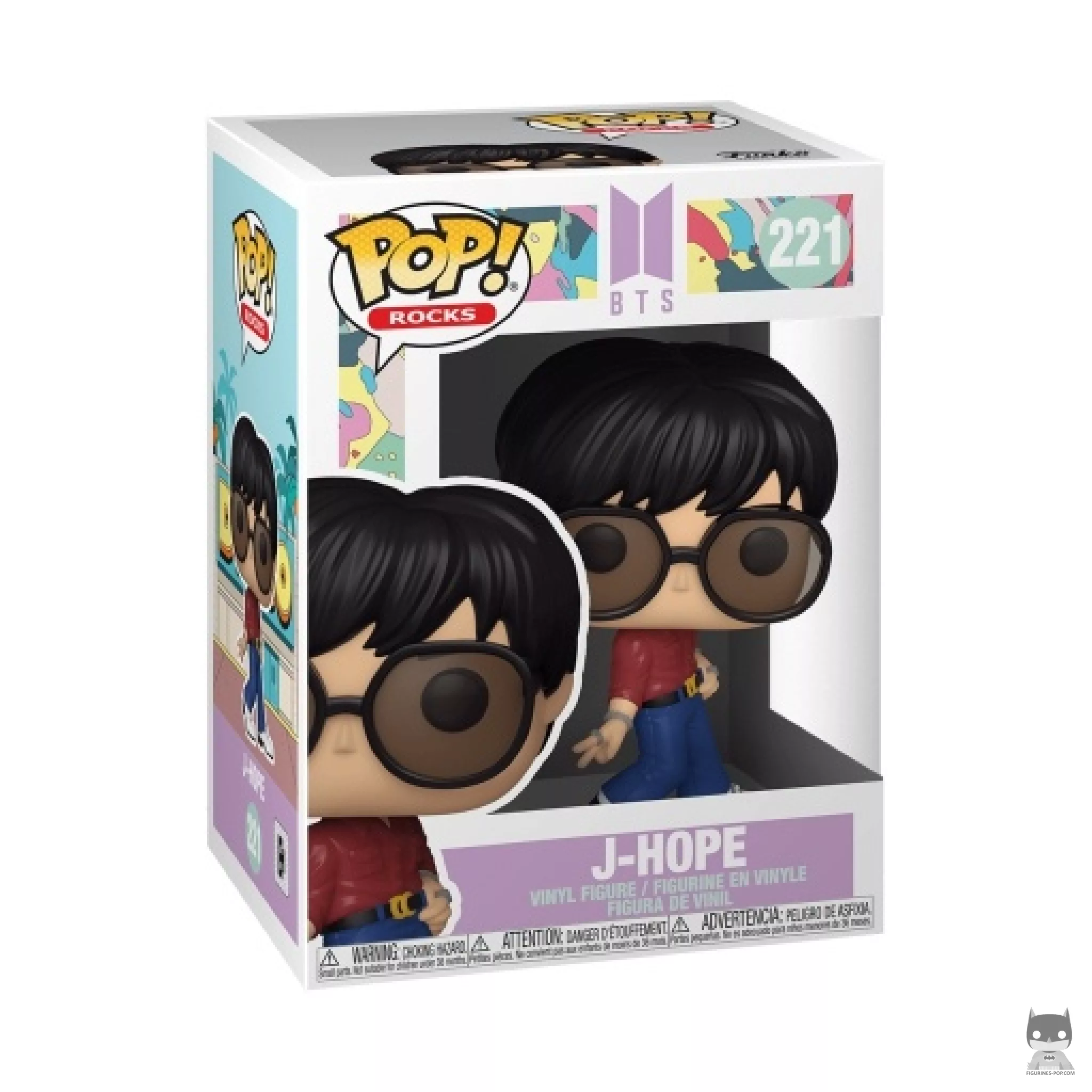 Figura Funko Pop! J-Hope (Dynamite) en su caja