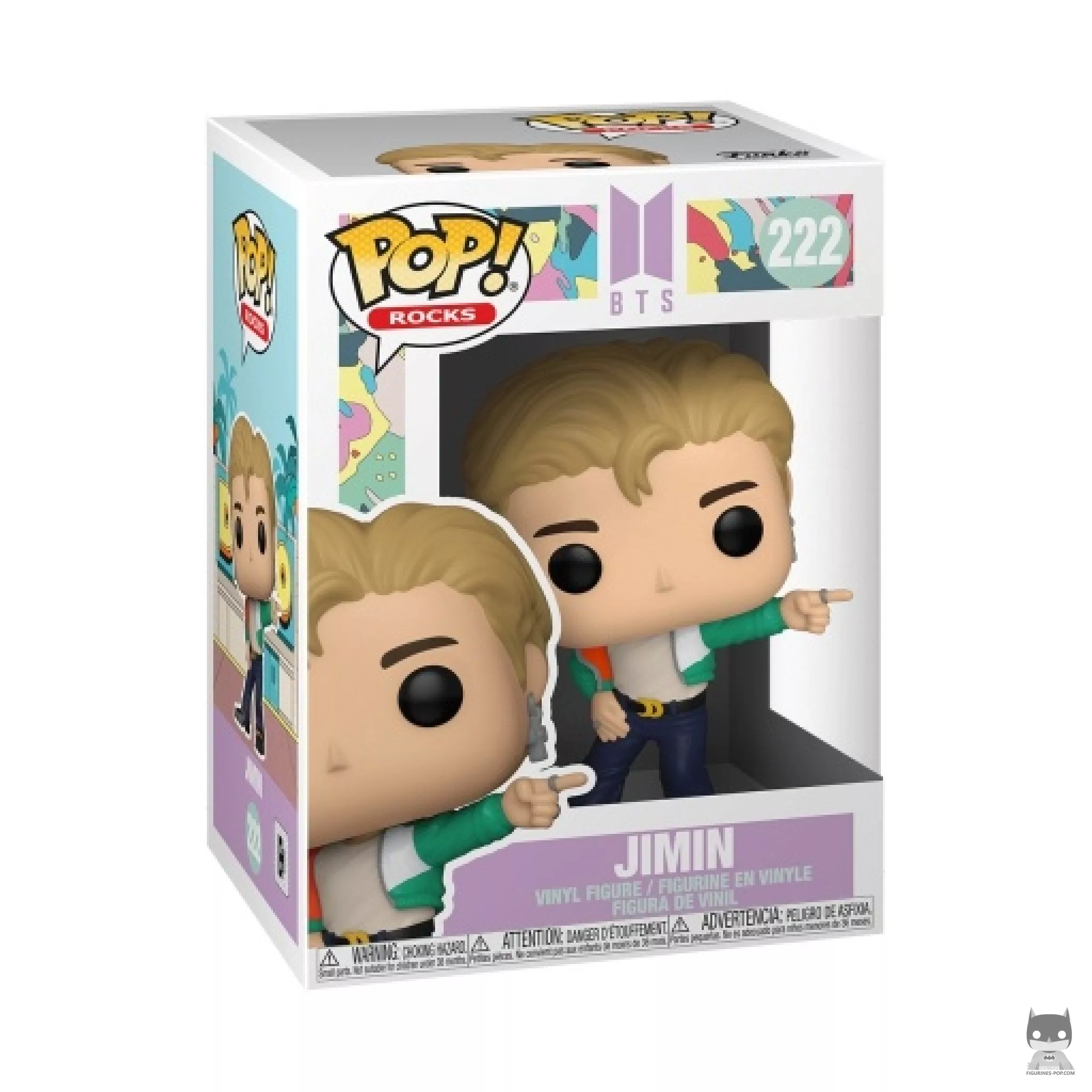Figura Funko Pop! Jimin (Dynamite) en su caja