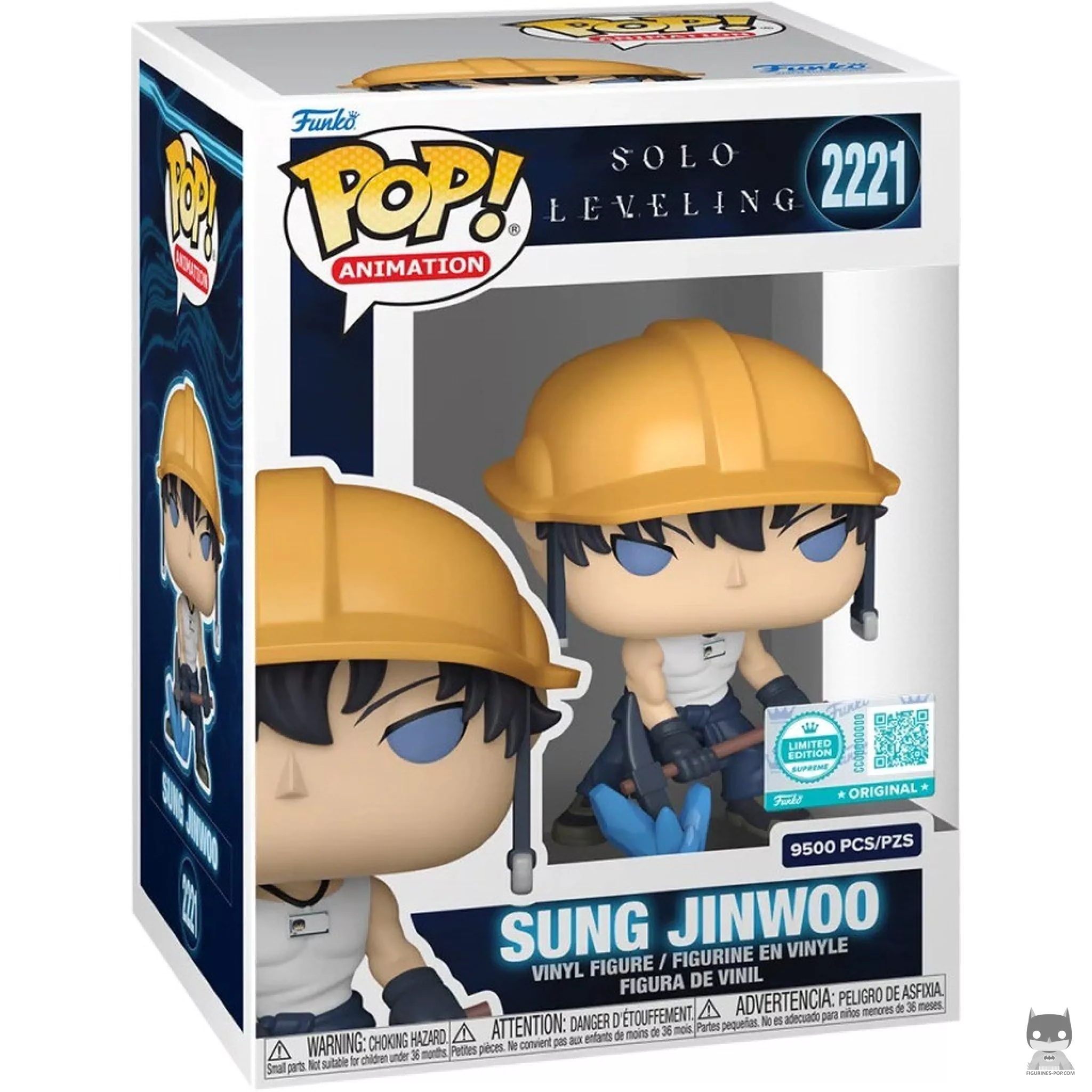 Figura Funko Pop! Sung Jinwoo (Minando) en su caja