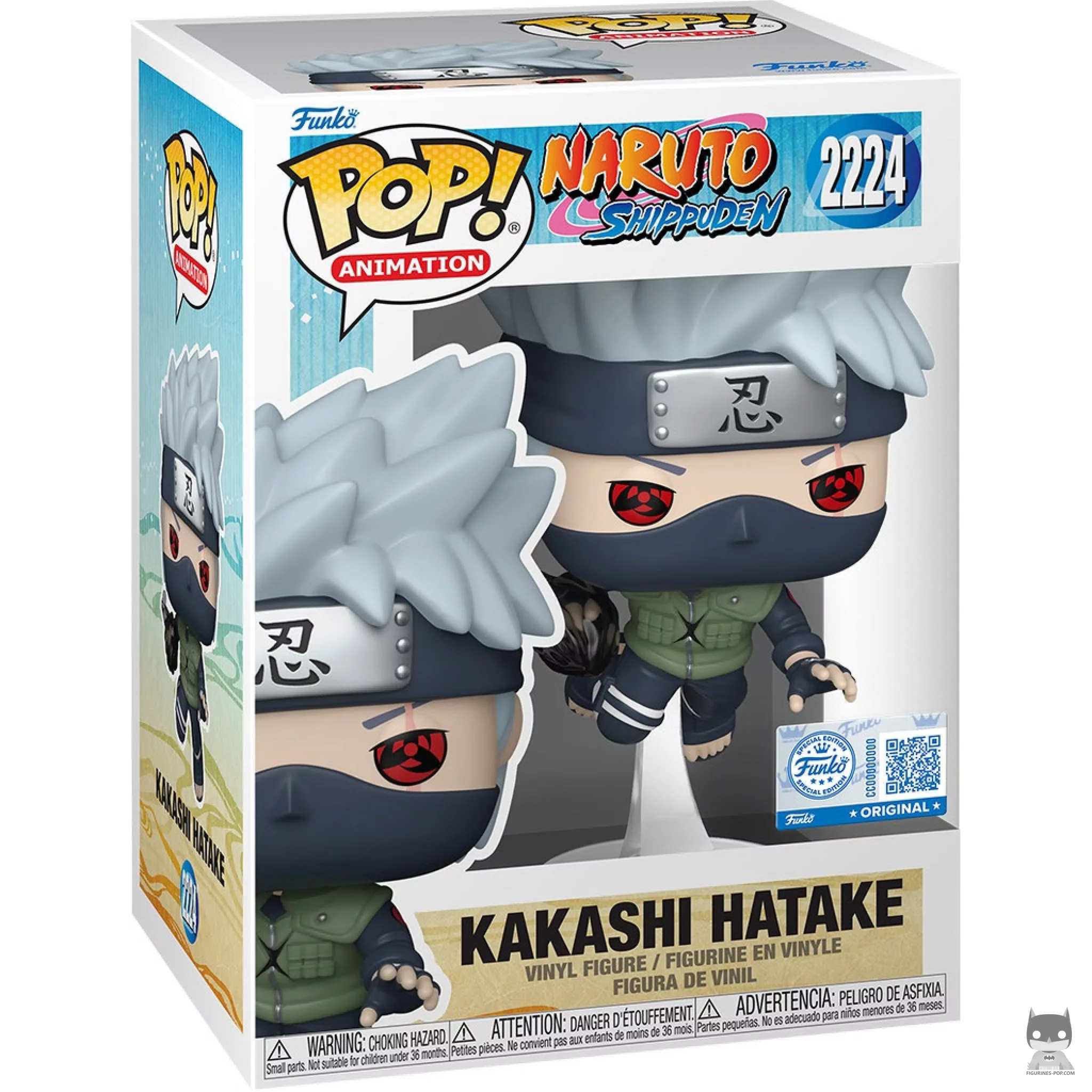 Figura Funko Pop! Kakashi Hatake (Saltando) en su caja