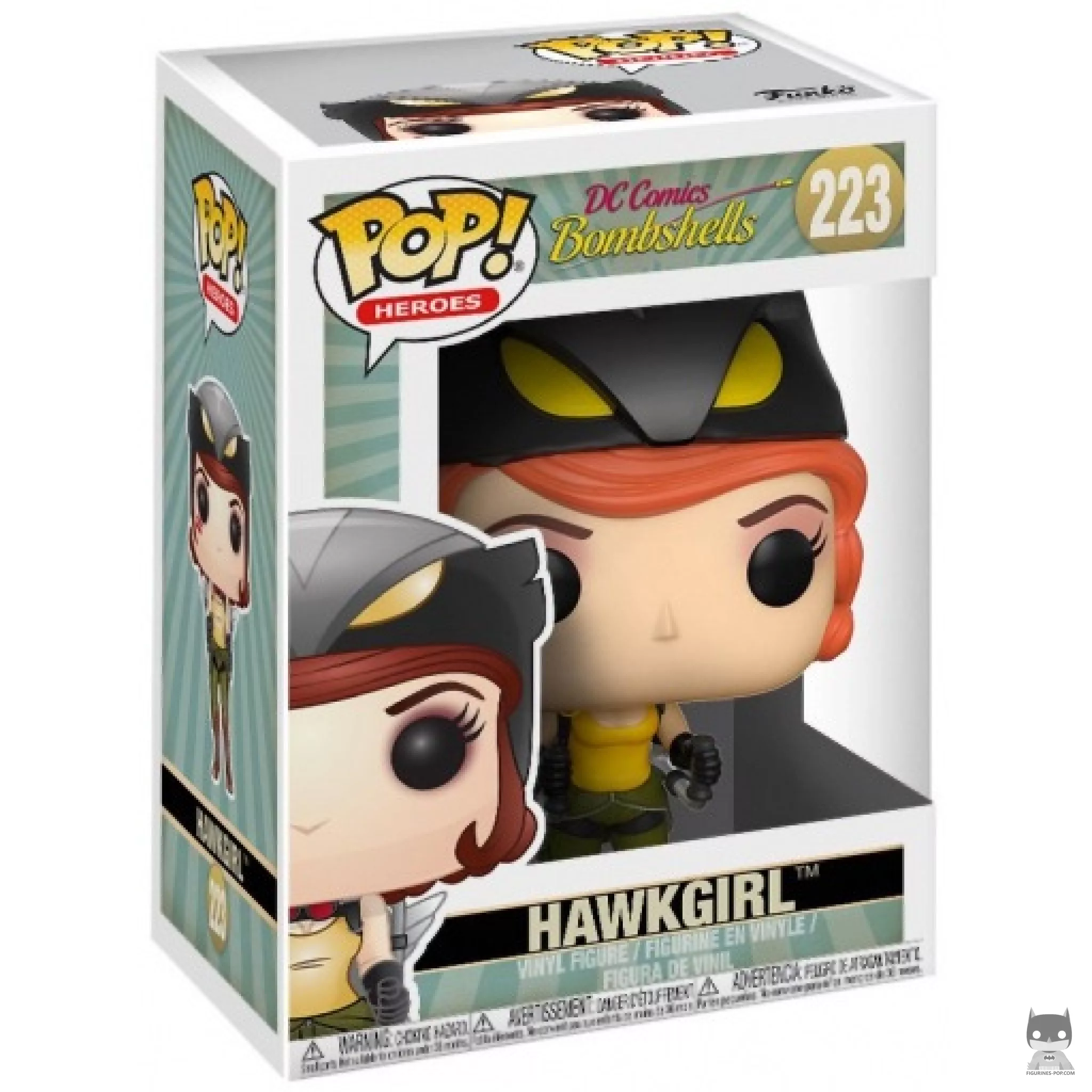 Figura Funko Pop! Hawkgirl en su caja