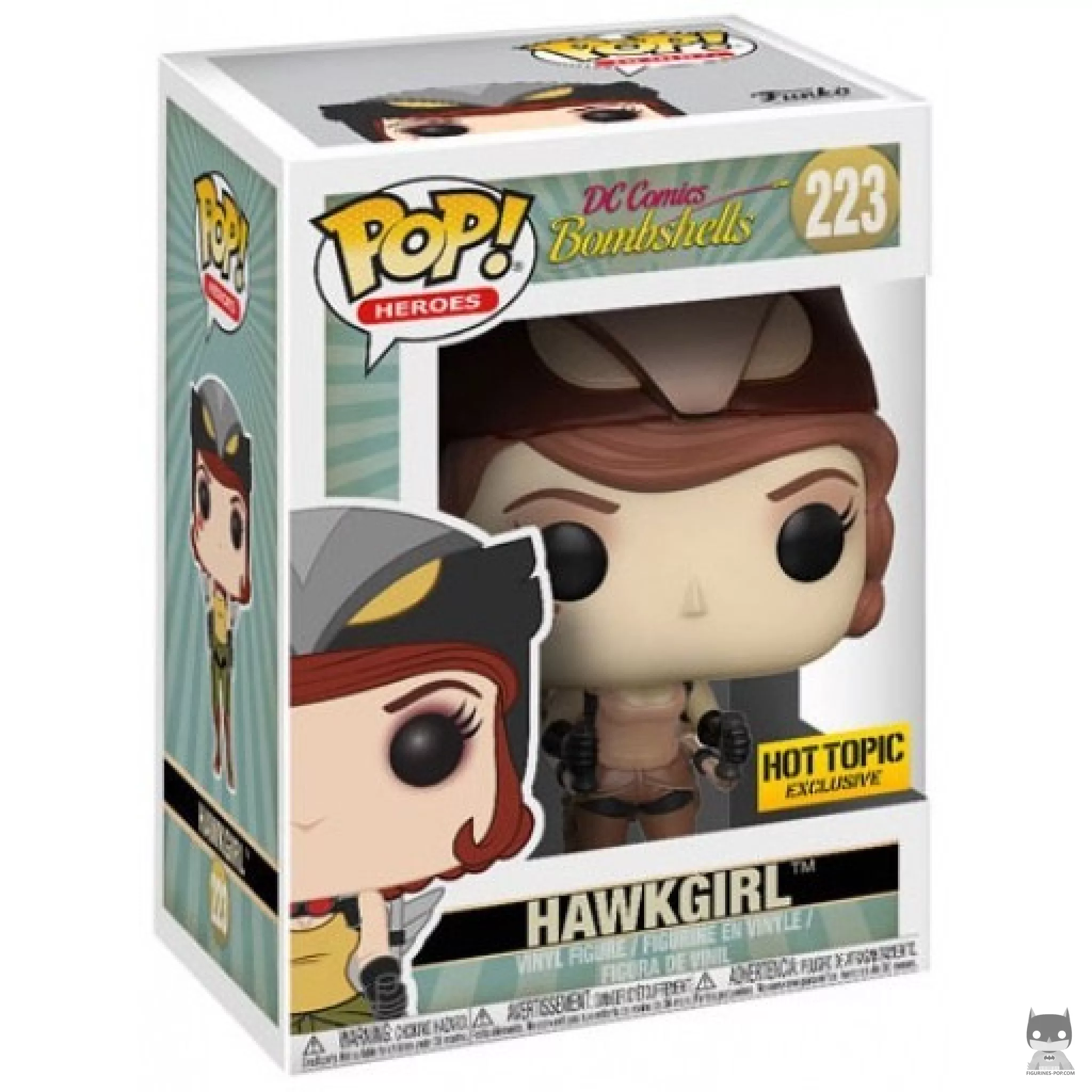 Figura Funko Pop! Hawkgirl (Sepia) en su caja