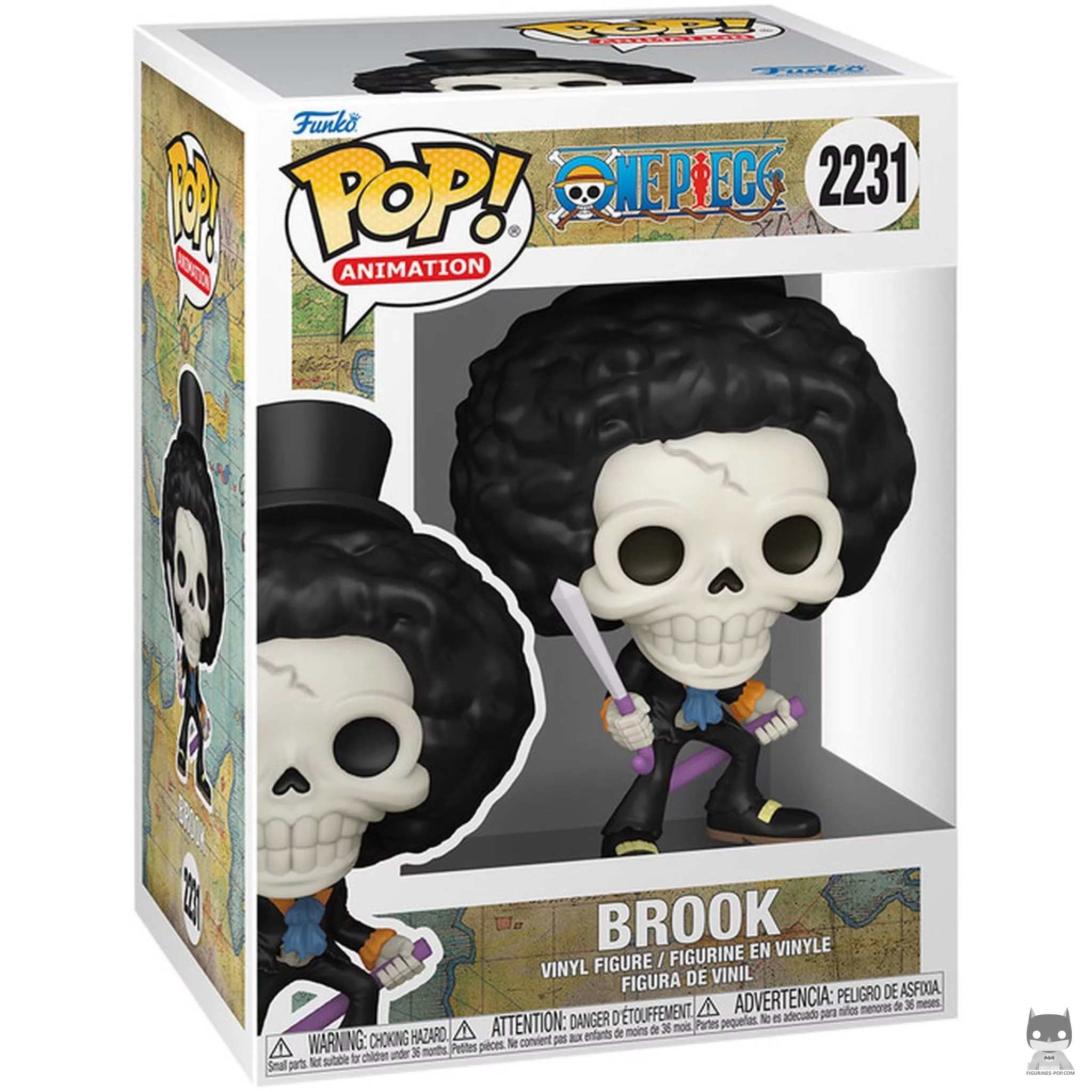 Figura Funko Pop! Brook en su caja