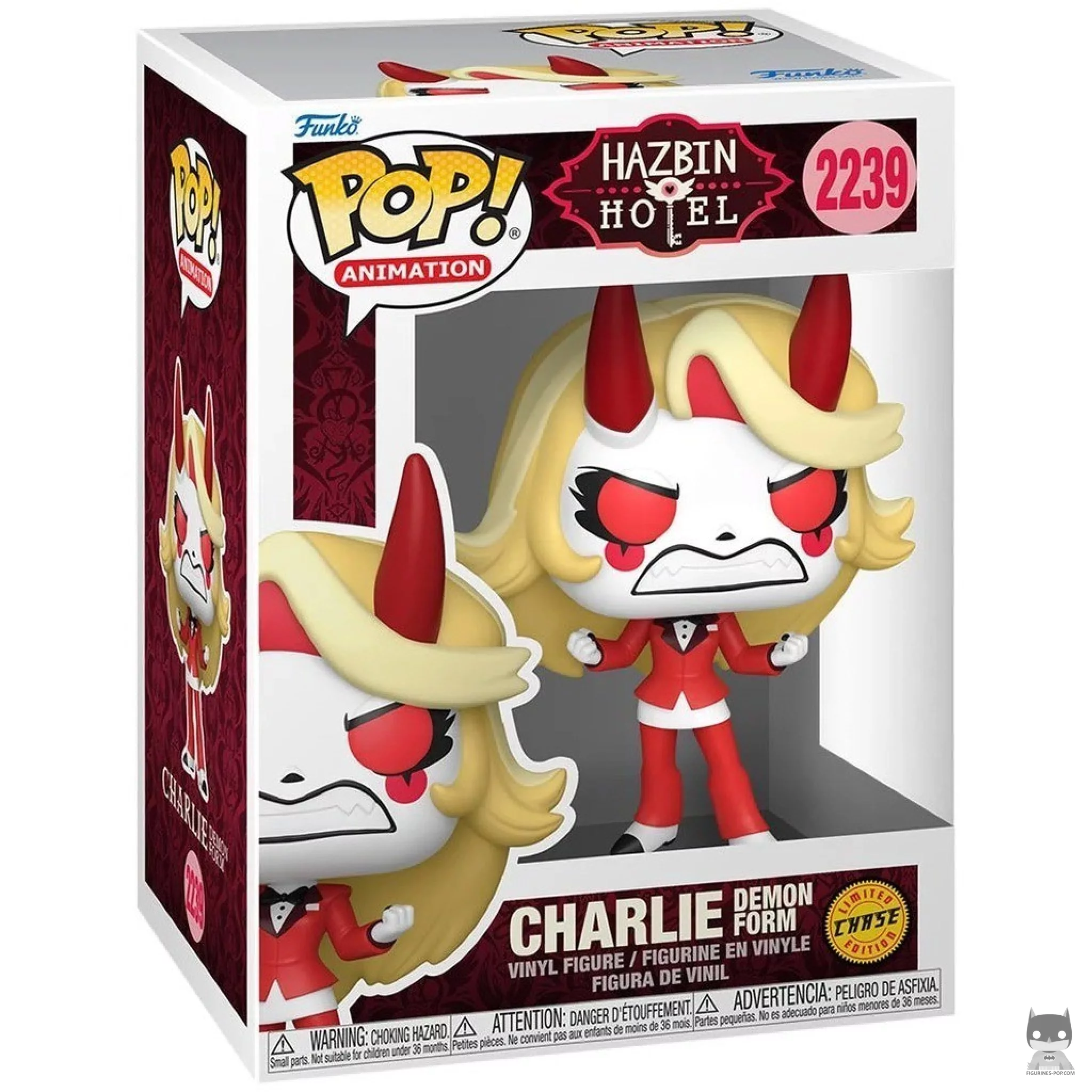 Figura Funko Pop! Charlie Morningstar (Forma demoníaca) en su caja