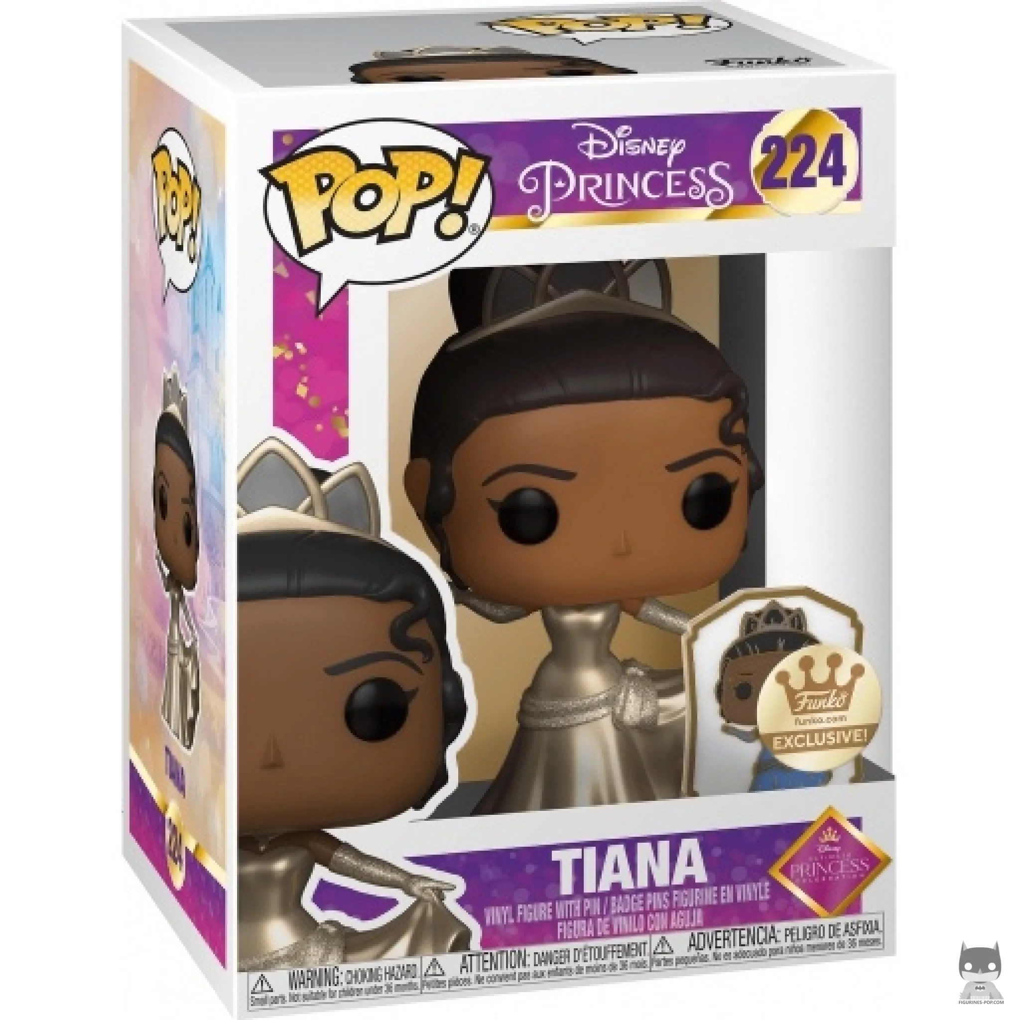 Figura Funko Pop! Tiana en su caja