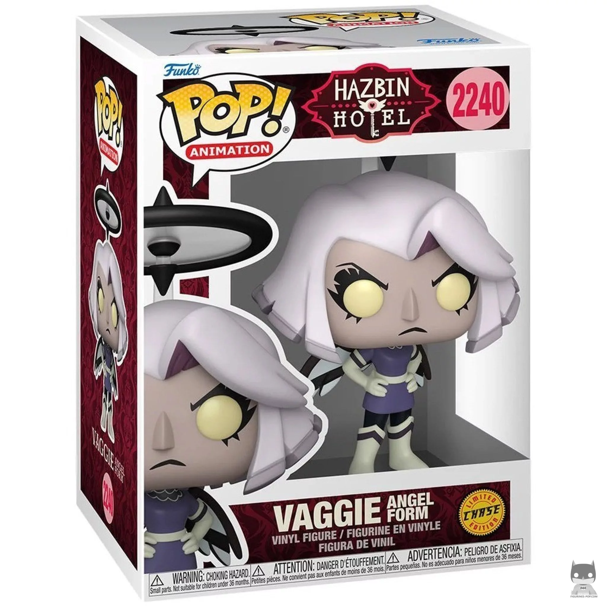 Figura Funko Pop! Vaggie (Forma de ángel) en su caja