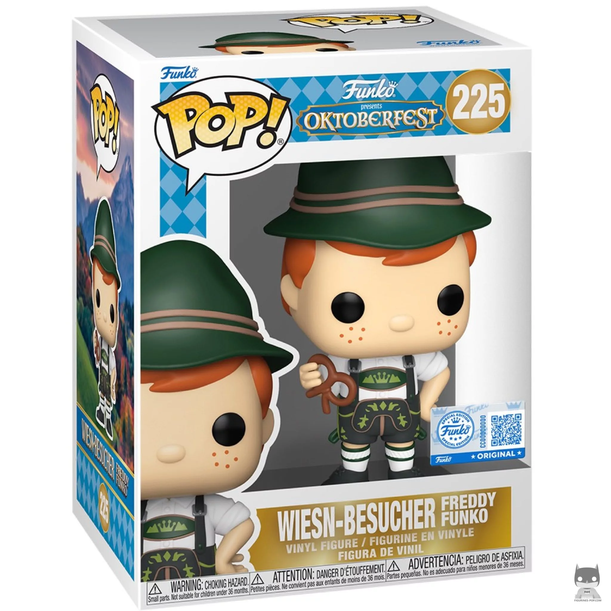 Figura Funko Pop! Freddy Funko visitante del Oktoberfest en su caja