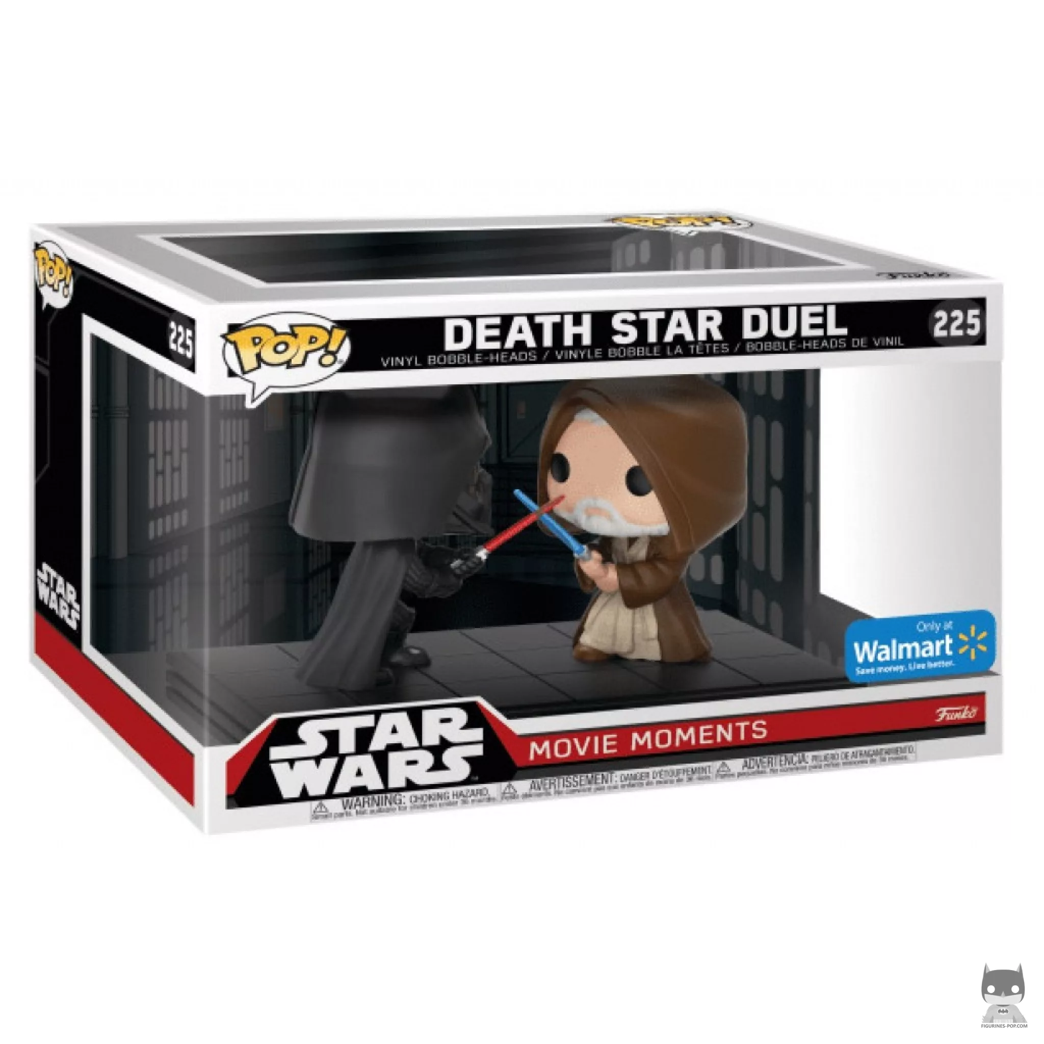Figura Funko Pop! Duelo entre Darth Vader & Obi-Wan Kenobi en su caja