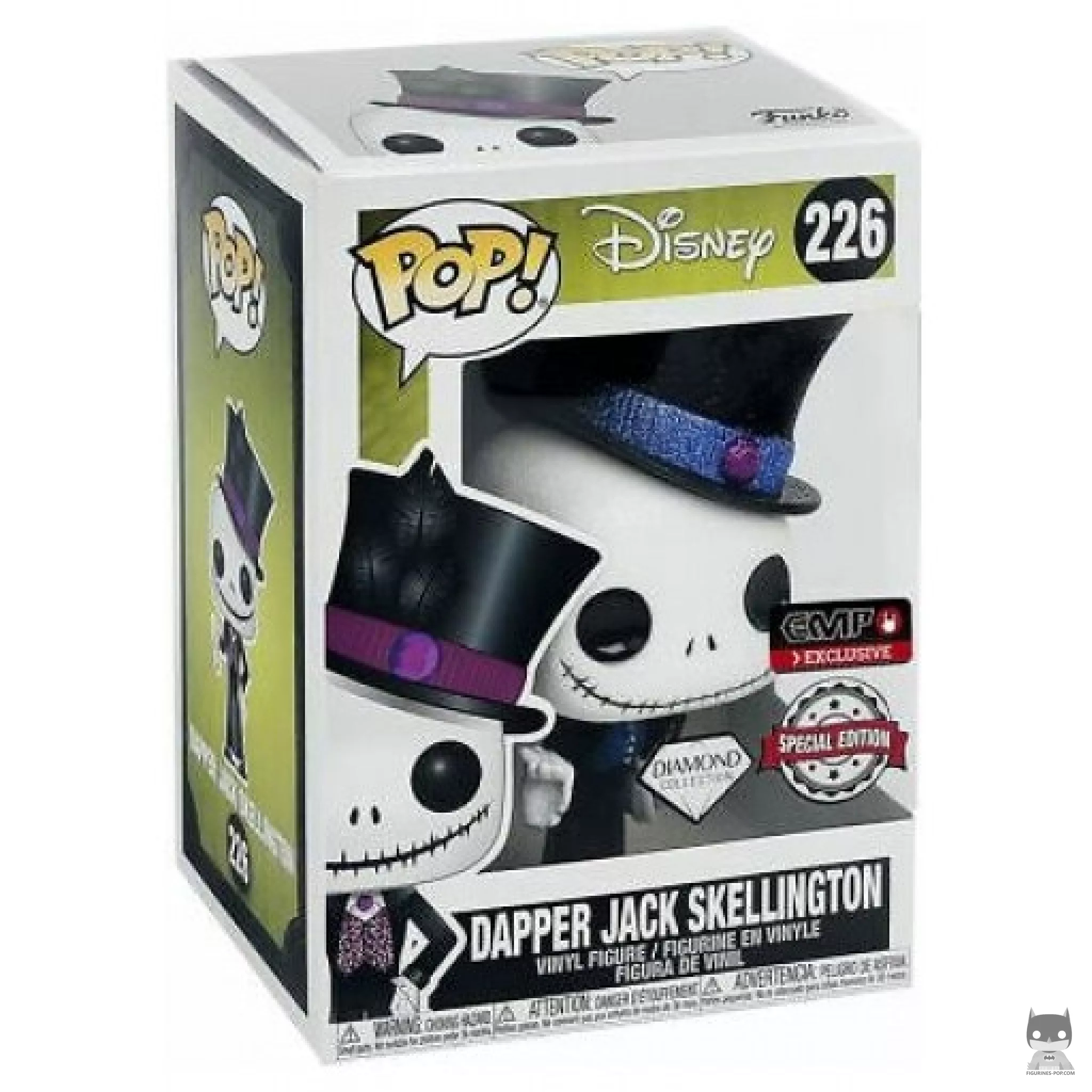 Figura Funko Pop! Jack elegante (Purpurina de diamante) en su caja