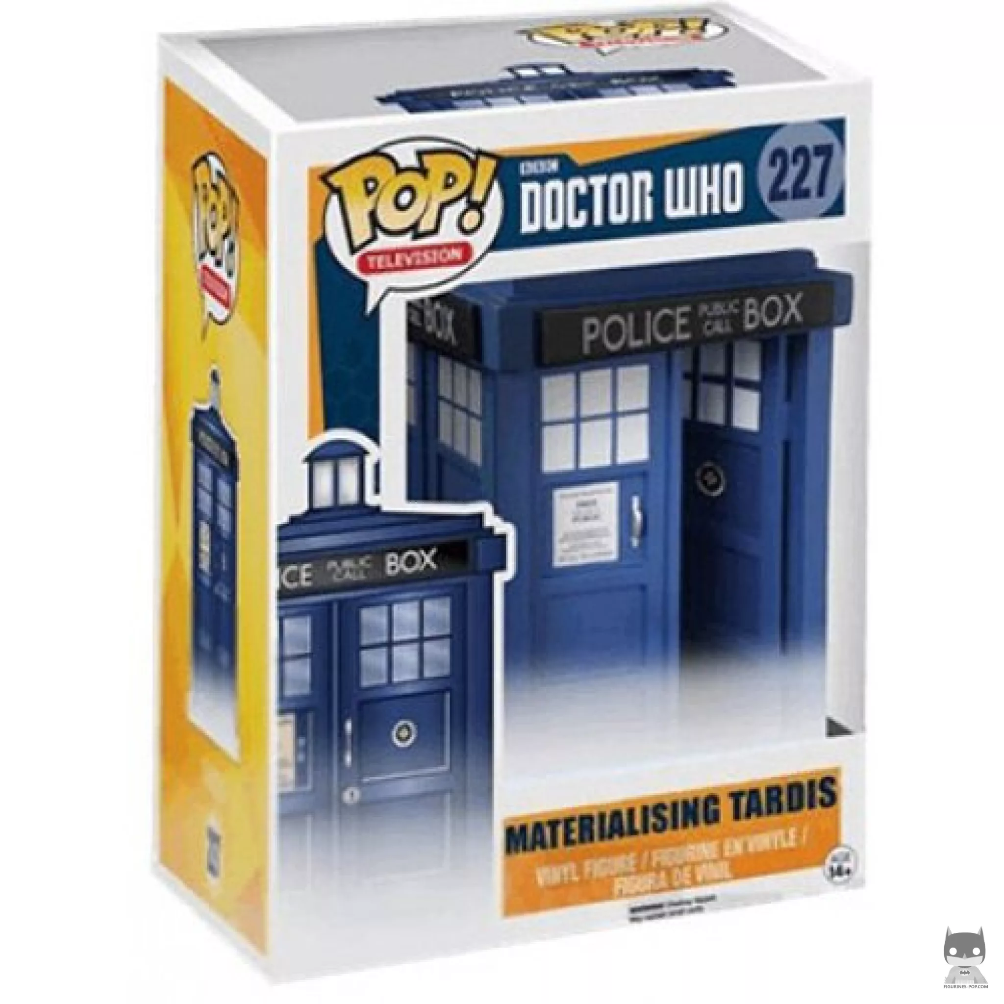 Figura Funko Pop! TARDIS materializándose (Supersized) en su caja