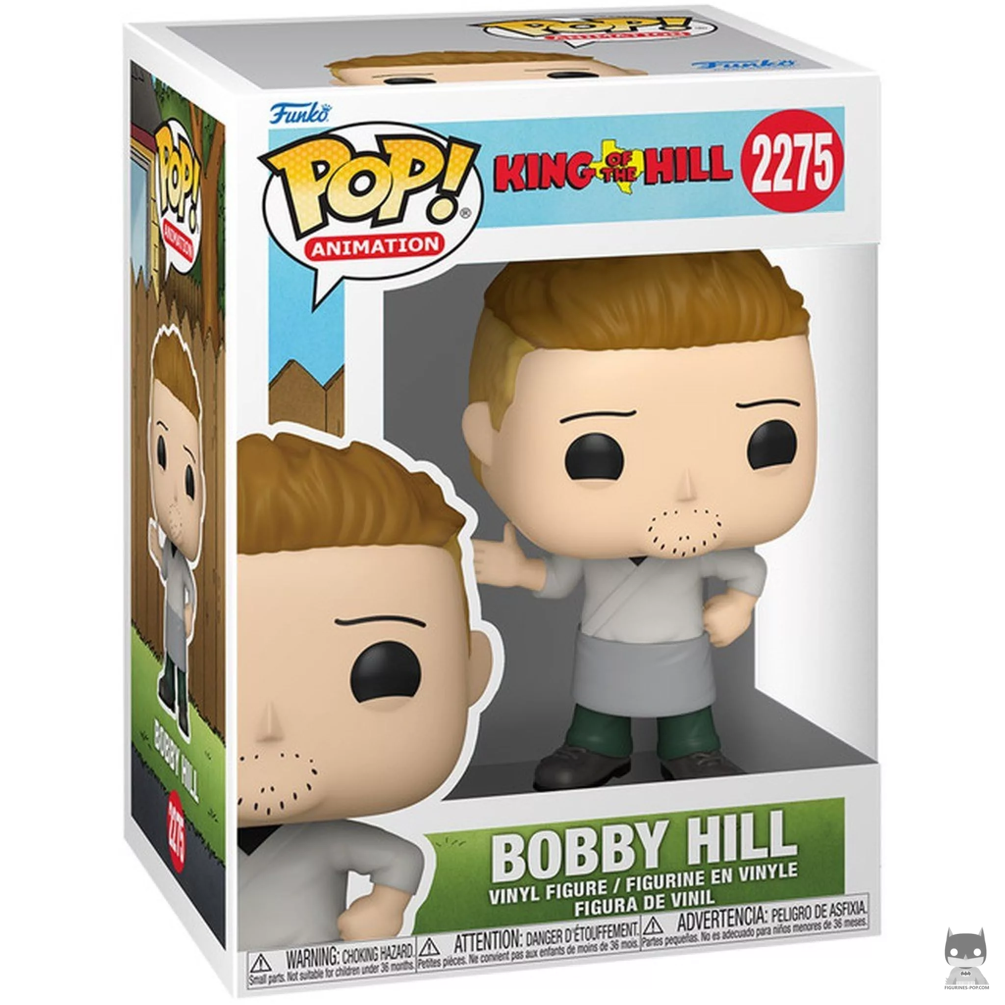 Figura Funko Pop! Bobby Hill (Robata Chane) en su caja