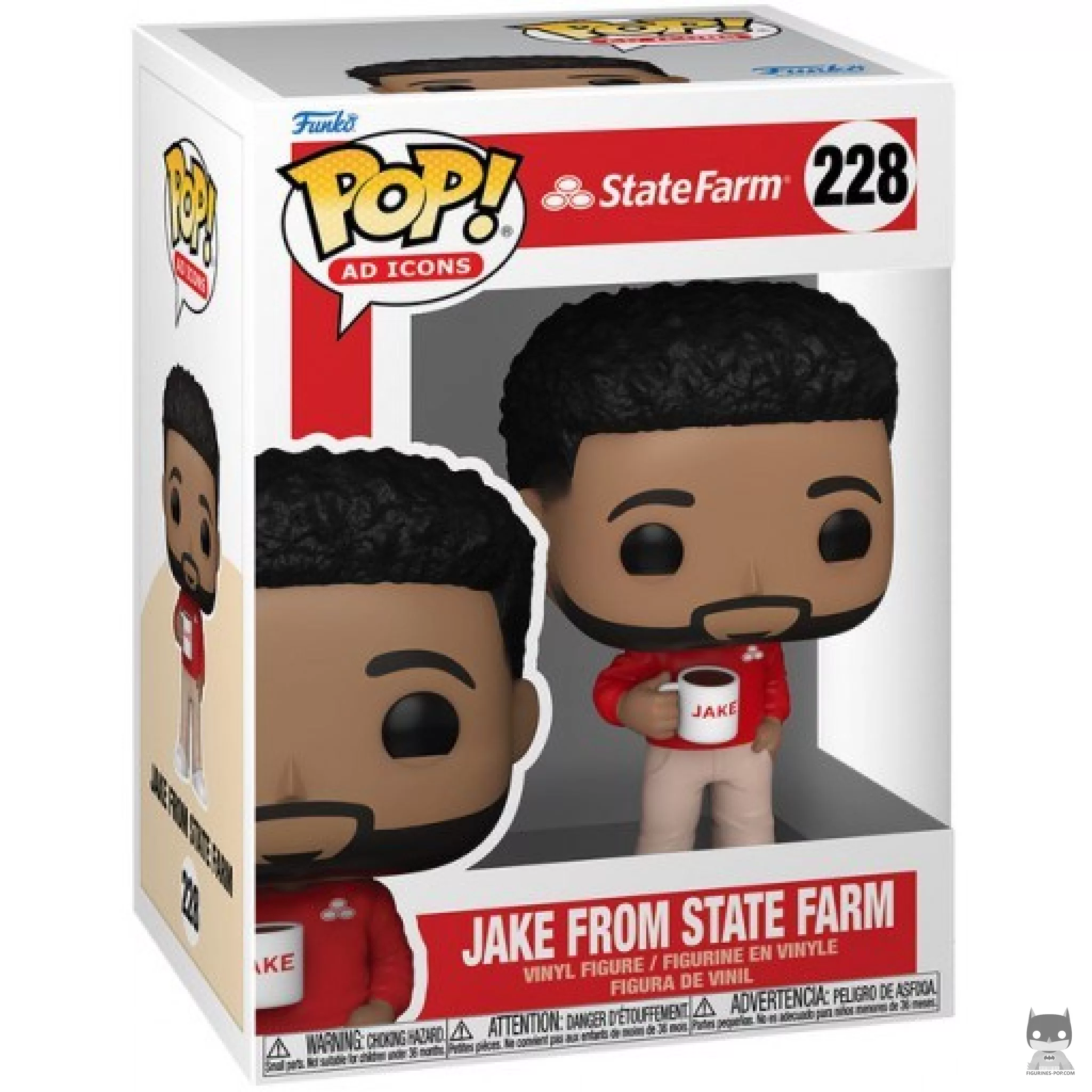 Figura Funko Pop! Jake de State Farm en su caja