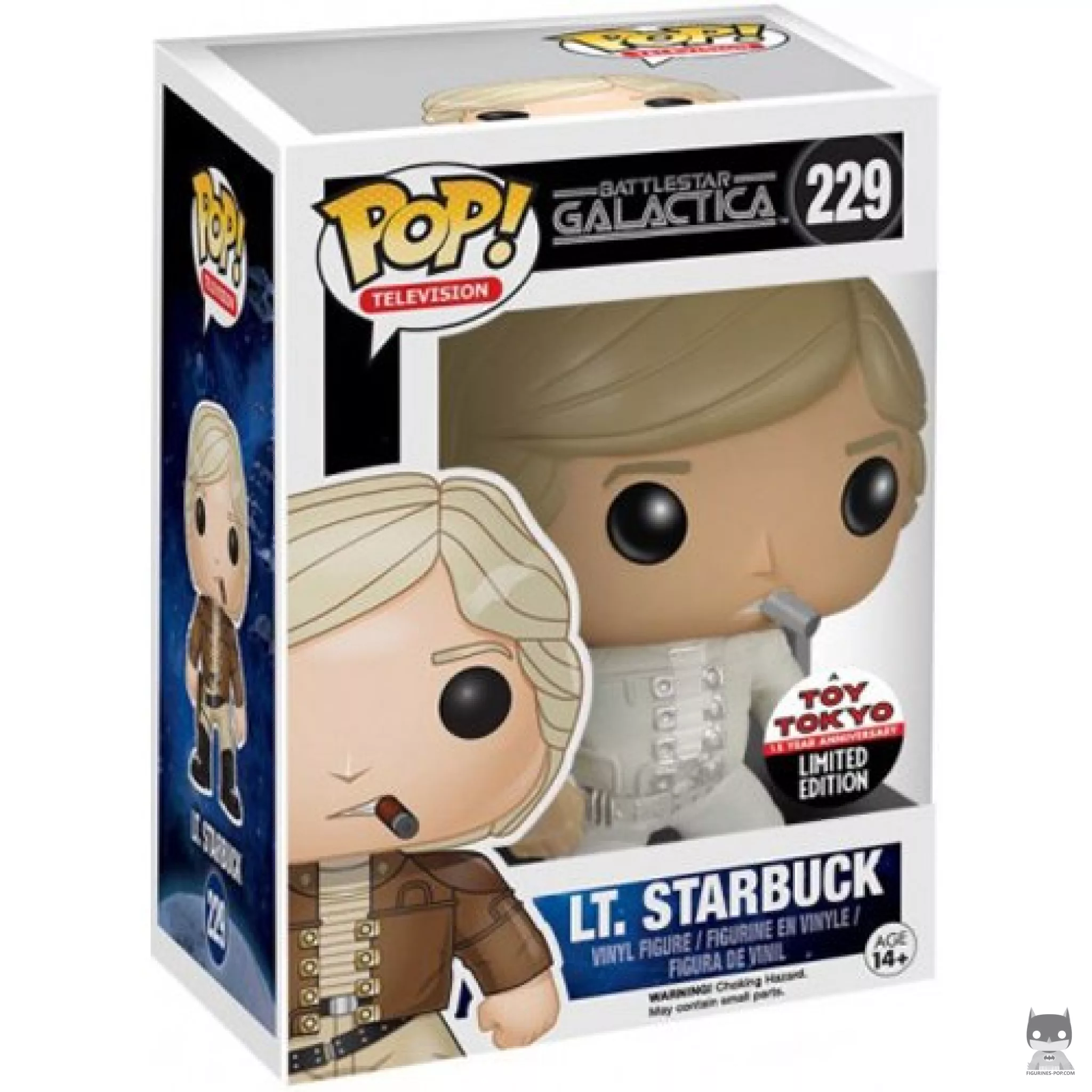 Figura Funko Pop! Lt. Starbuck (Blanco) en su caja
