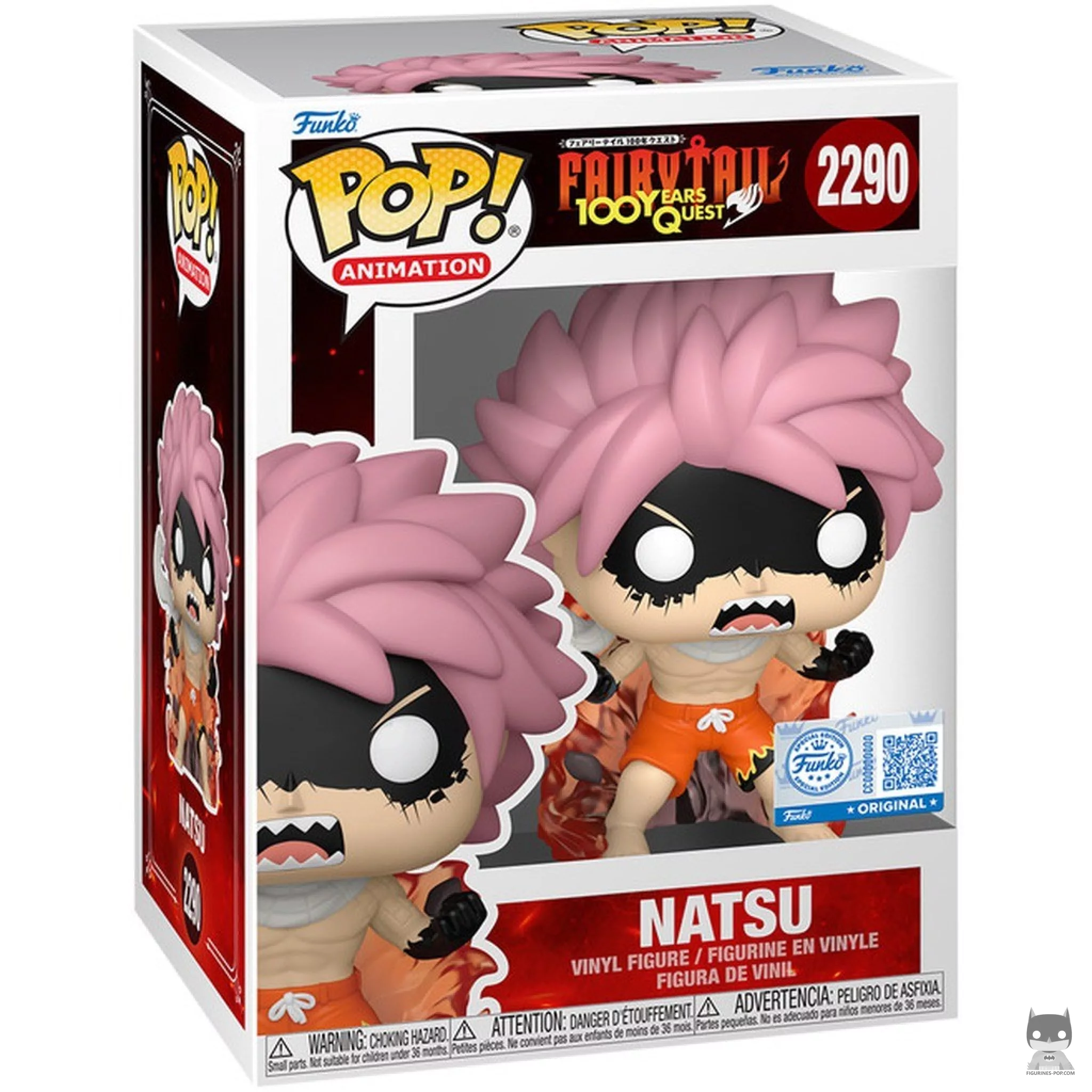 Figura Funko Pop! Natsu (Encendido) en su caja