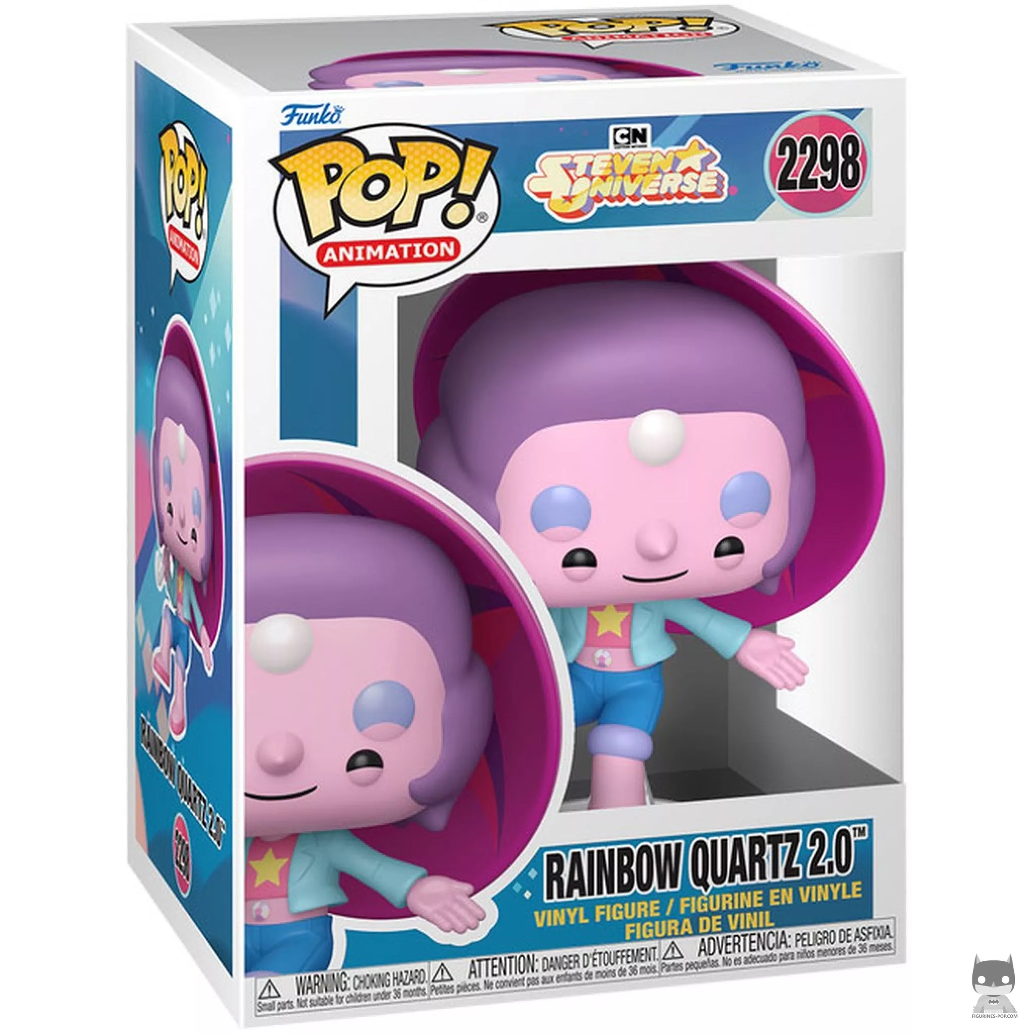 Figura Funko Pop! Cuarzo Arcoíris 2.0 en su caja