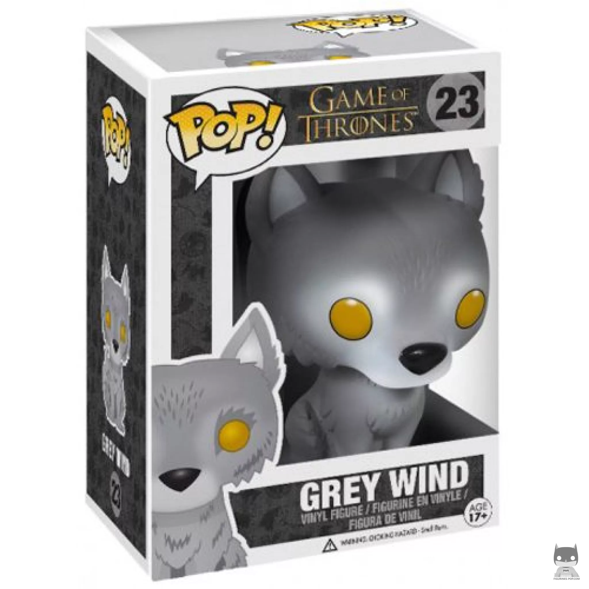 Figura Funko Pop! Viento Gris en su caja