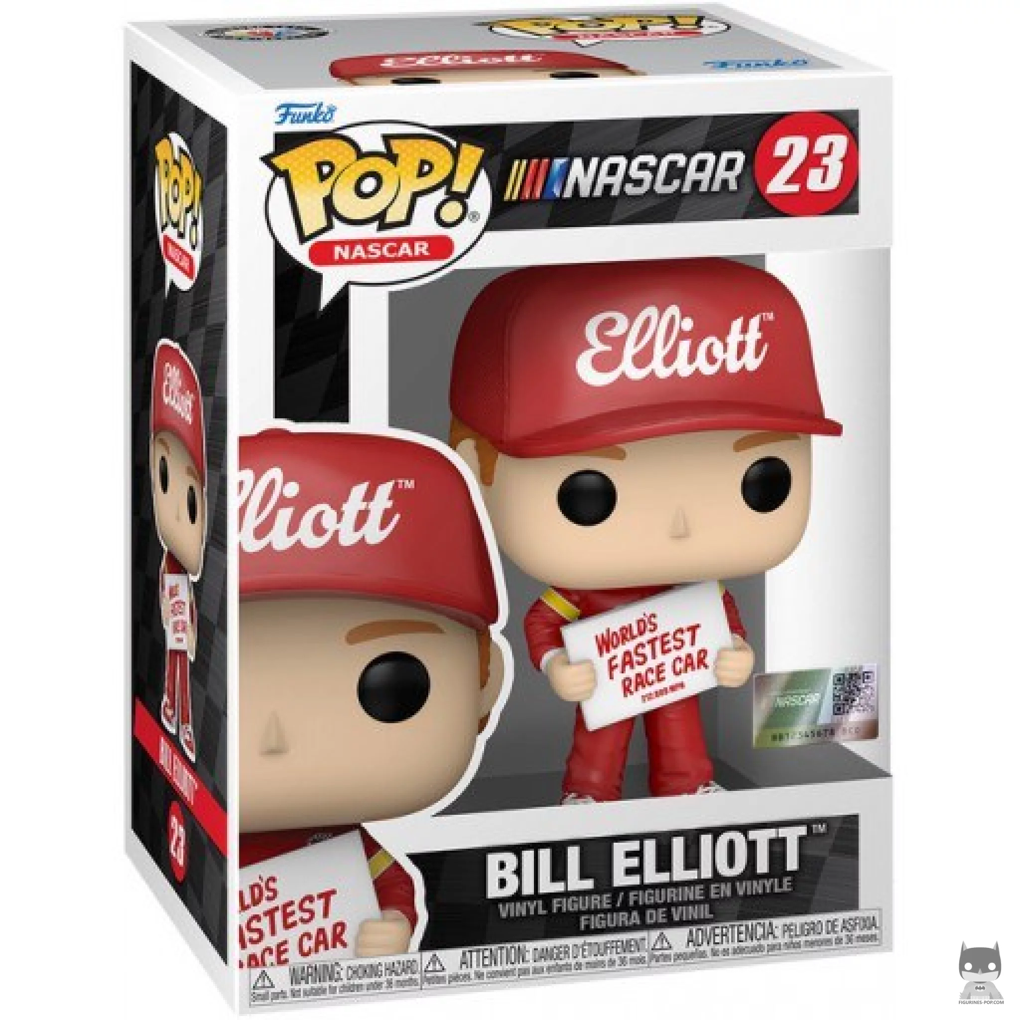 Figura Funko Pop! Bill Elliott en su caja