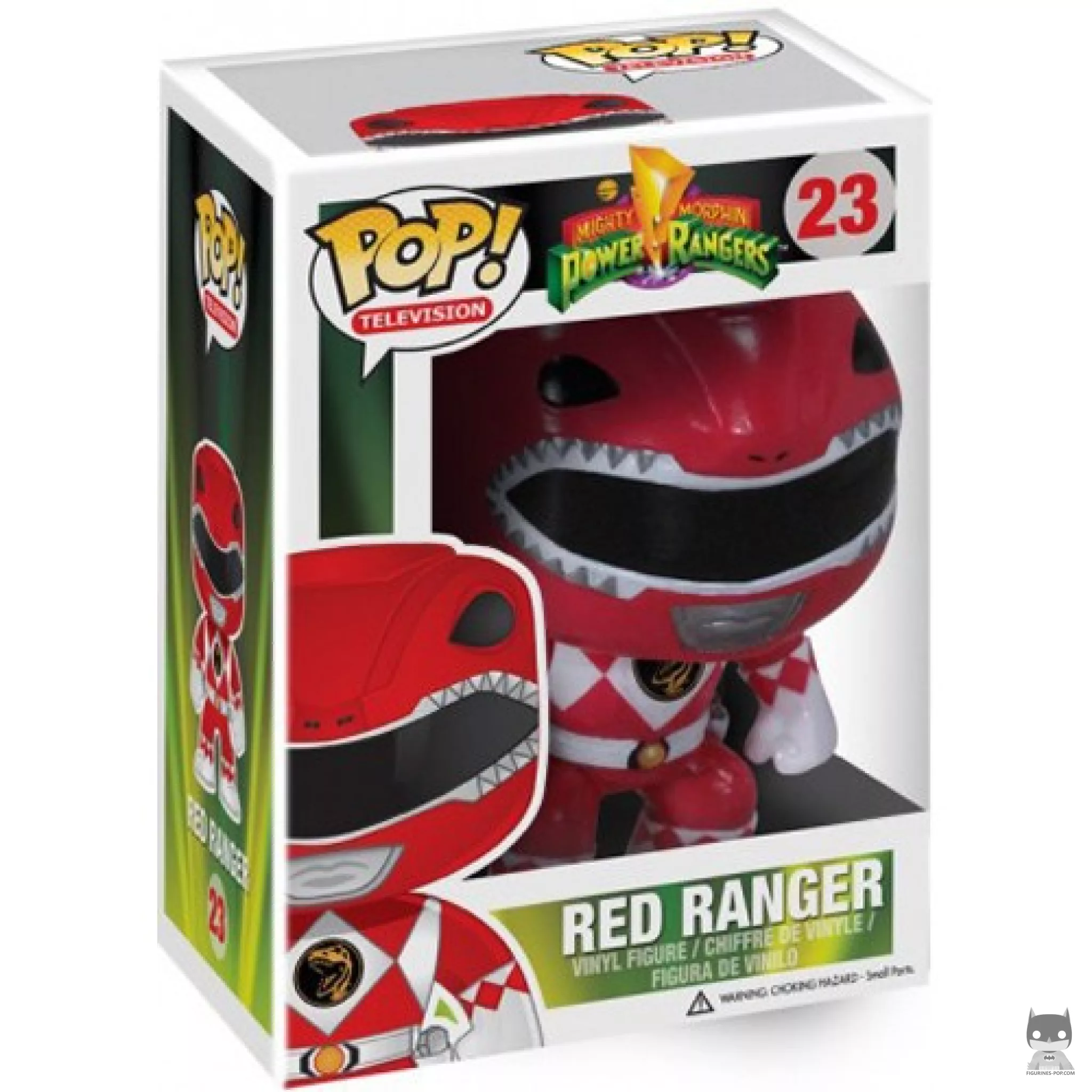 Figura Funko Pop! Ranger Rojo en su caja
