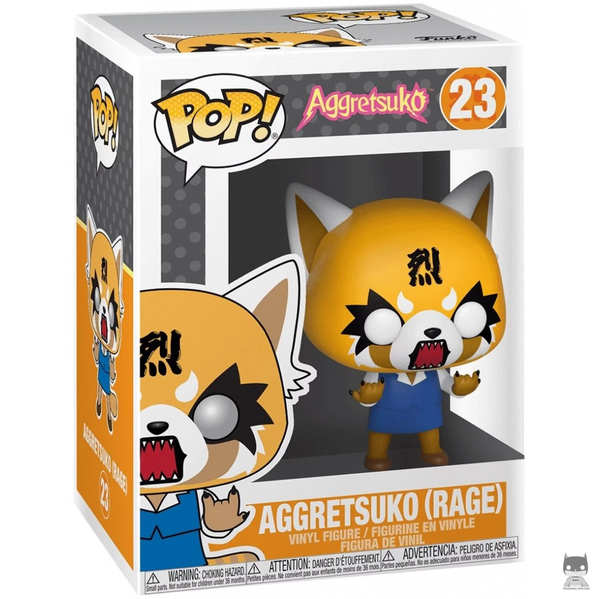 Figura Funko Pop! Aggretsuko furiosa en su caja