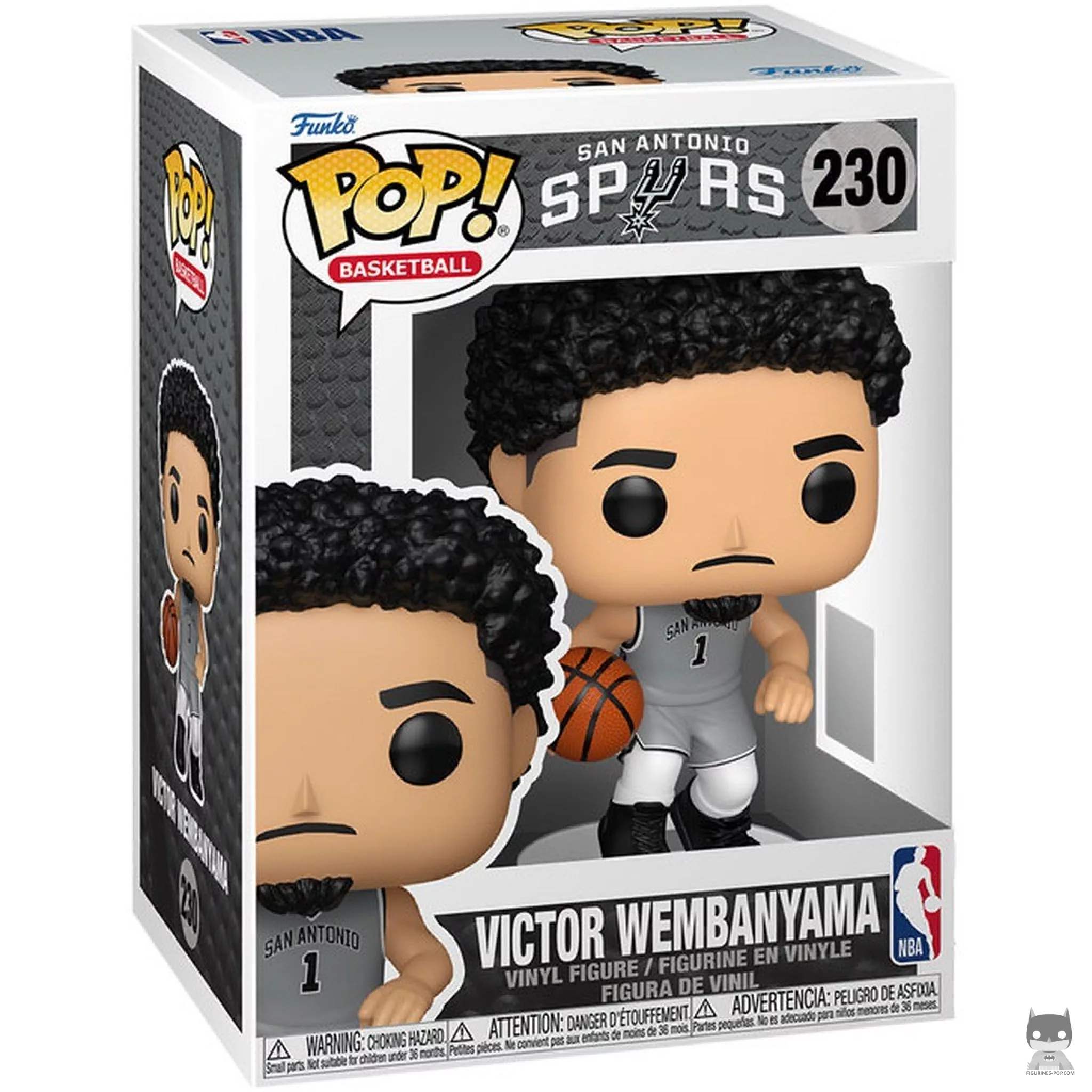 Figura Funko Pop! Victor Wembanyama en su caja