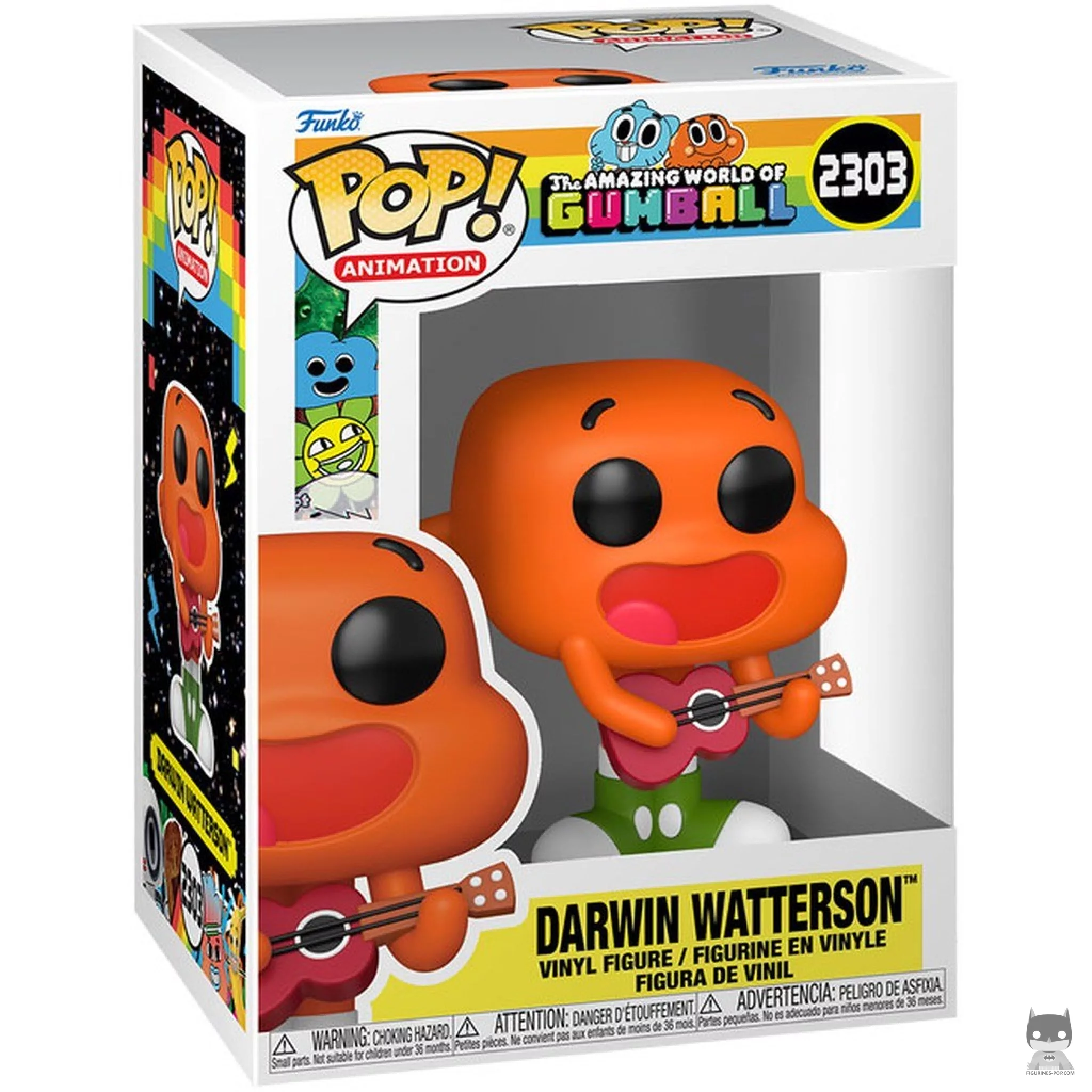 Figura Funko Pop! Darwin Watterson en su caja